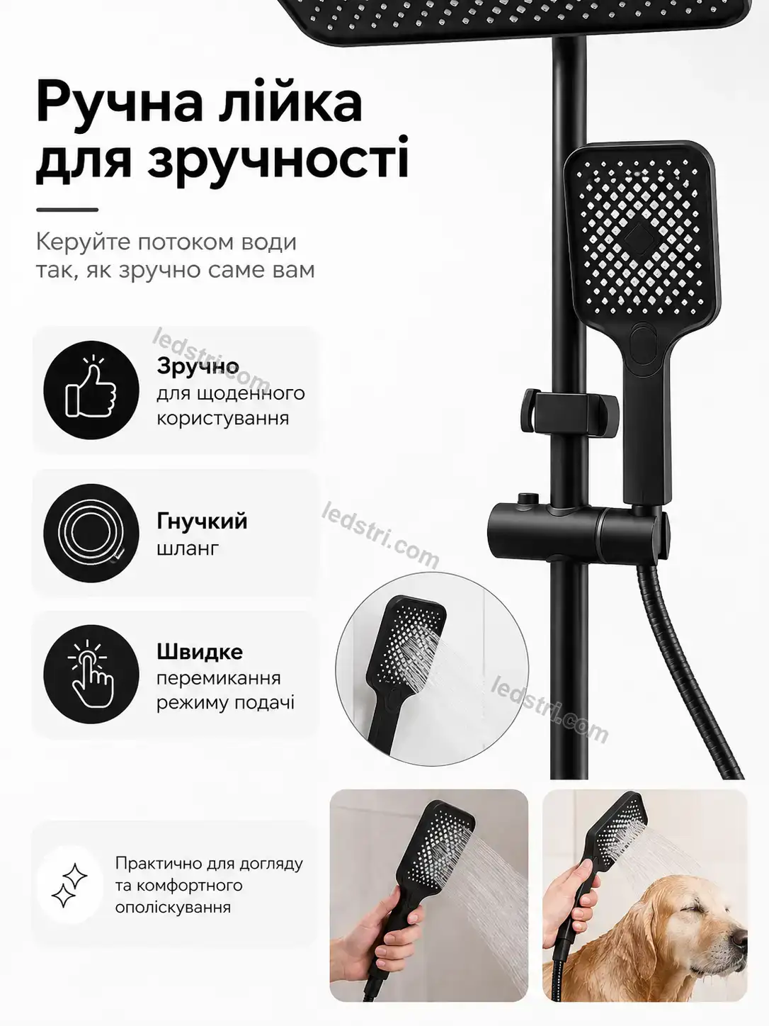 ✨ Смеситель для ванной комнаты Milo Fresh Calm - деталі