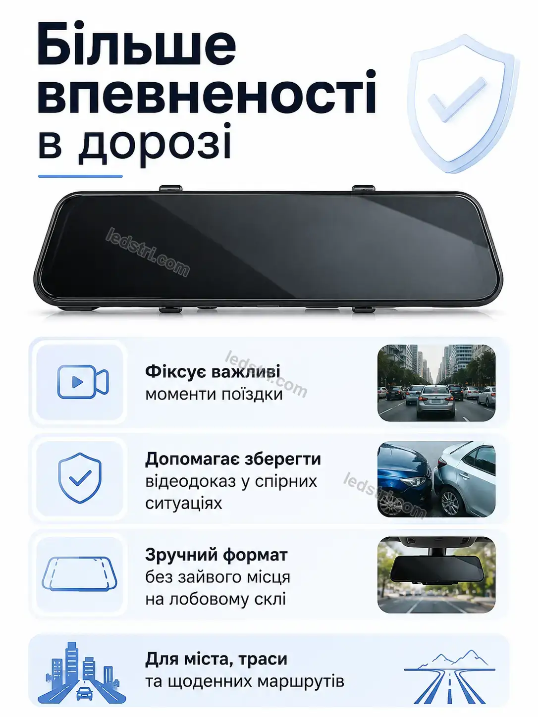 🚗 Автомобільний відеореєстратор Faino Glow Calm