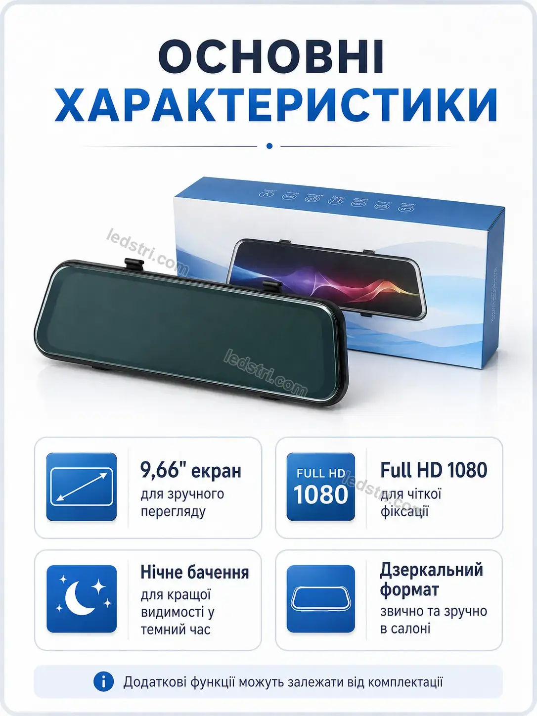 🚗 Автомобільний відеореєстратор Terra Fresh Calm