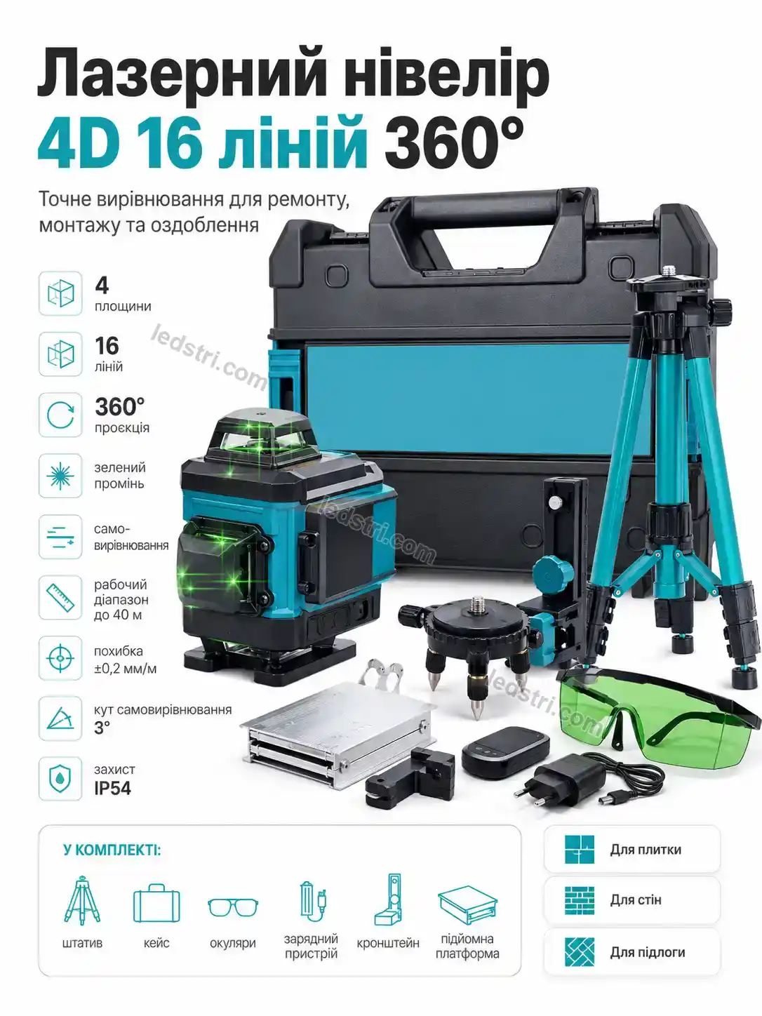 ✨ Лазер нивелир линий град Rondo Mini Calm