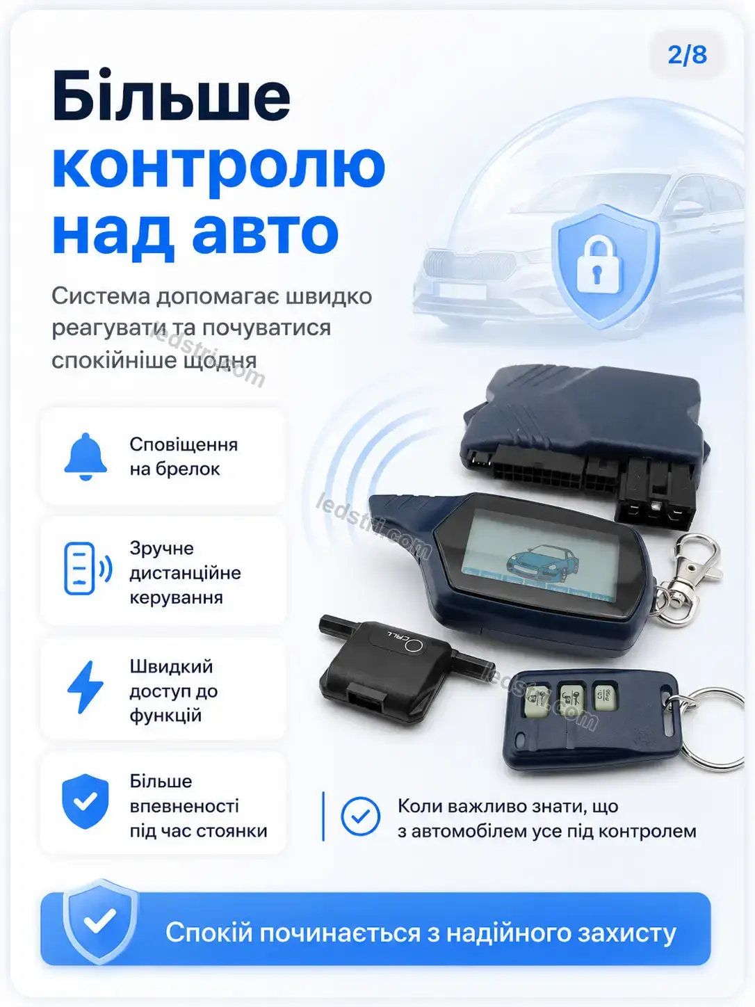 🚨 Автосигналізація Spark Plus Calm