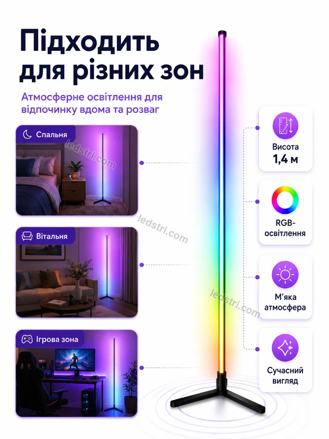 ✨ Світлодіодна стрічка Spark Care Soft - деталі