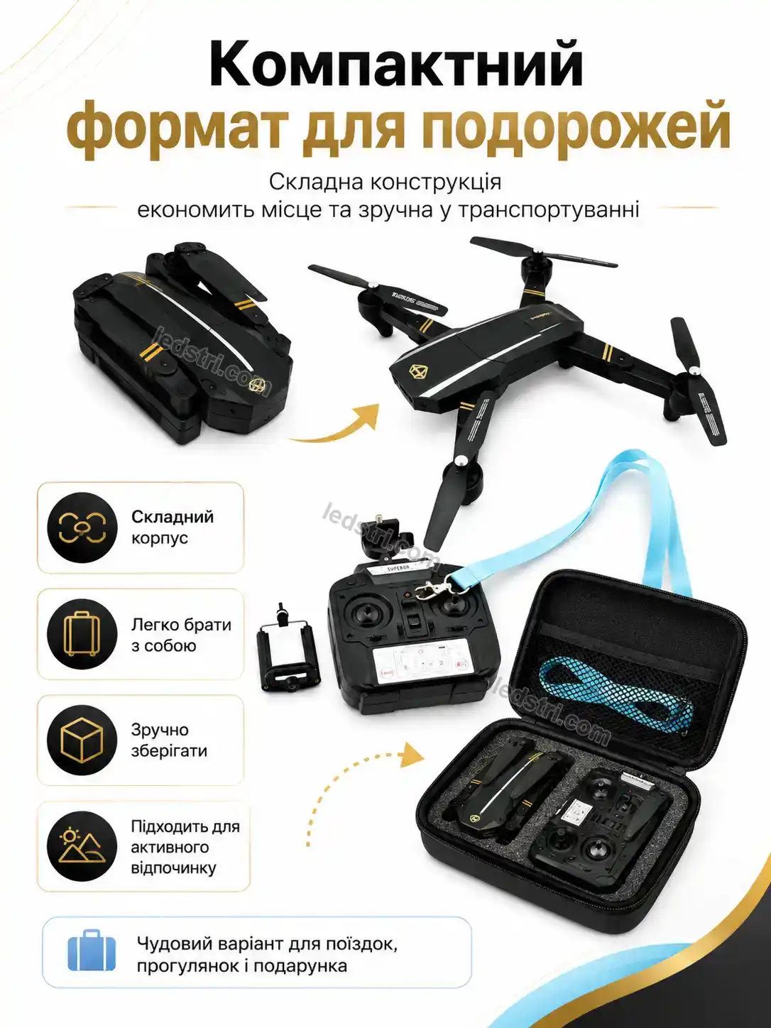 ✨ Квадрокоптер Brisk Glow Calm - використання