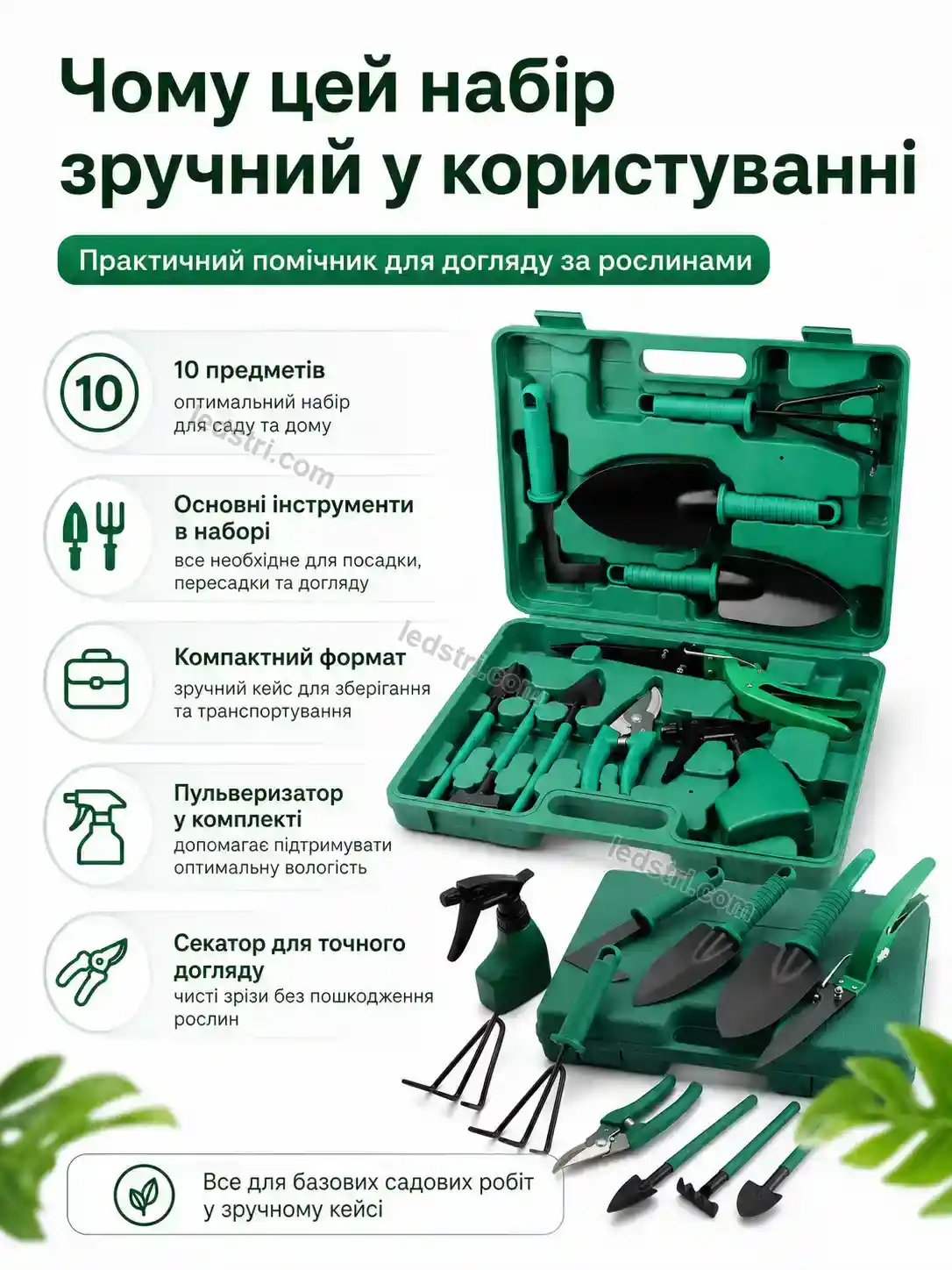 🔧 Садові інструменти Terra Lite Urban - фото