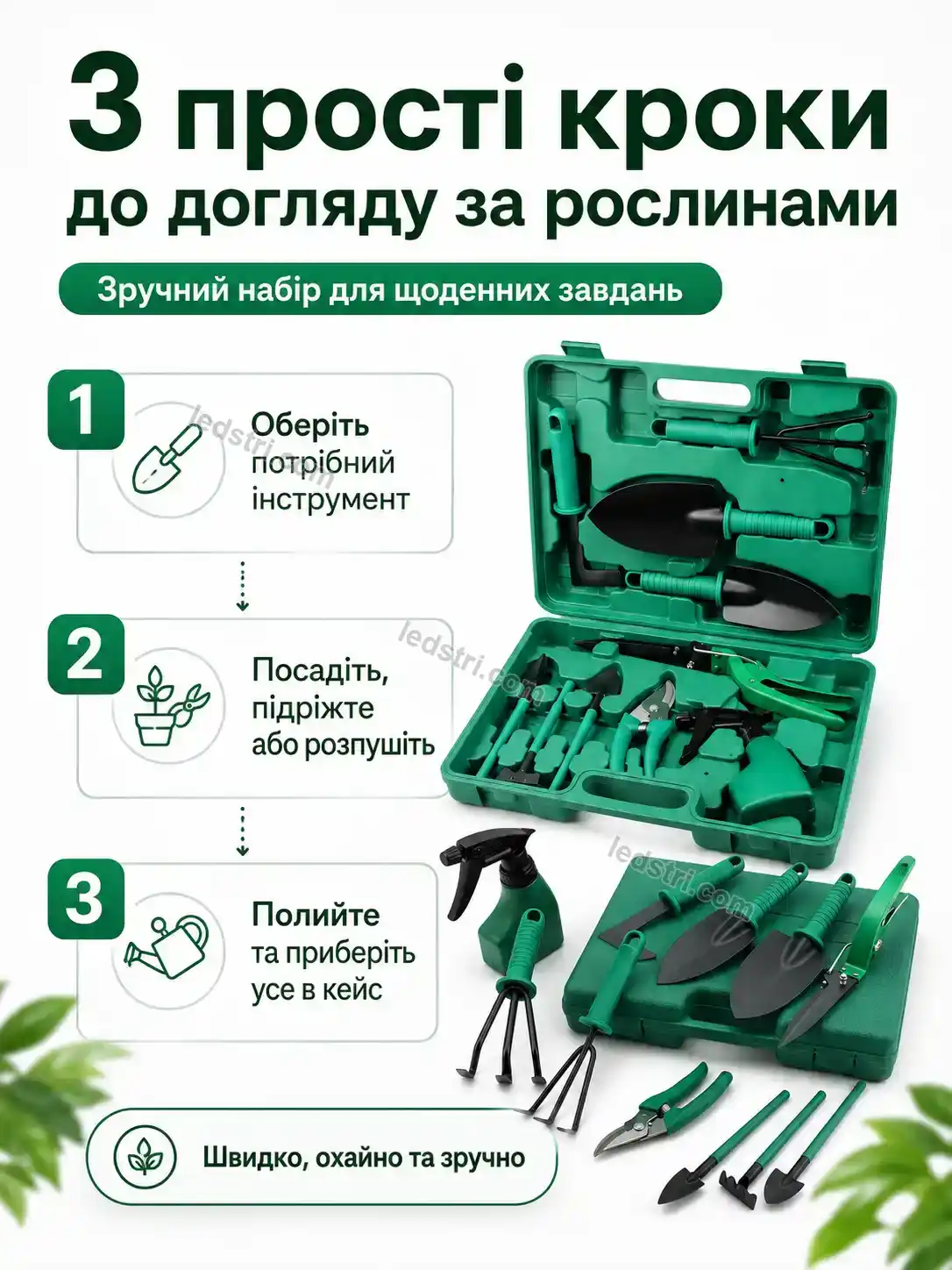 🔧 Садові інструменти Terra Lite Urban - фото