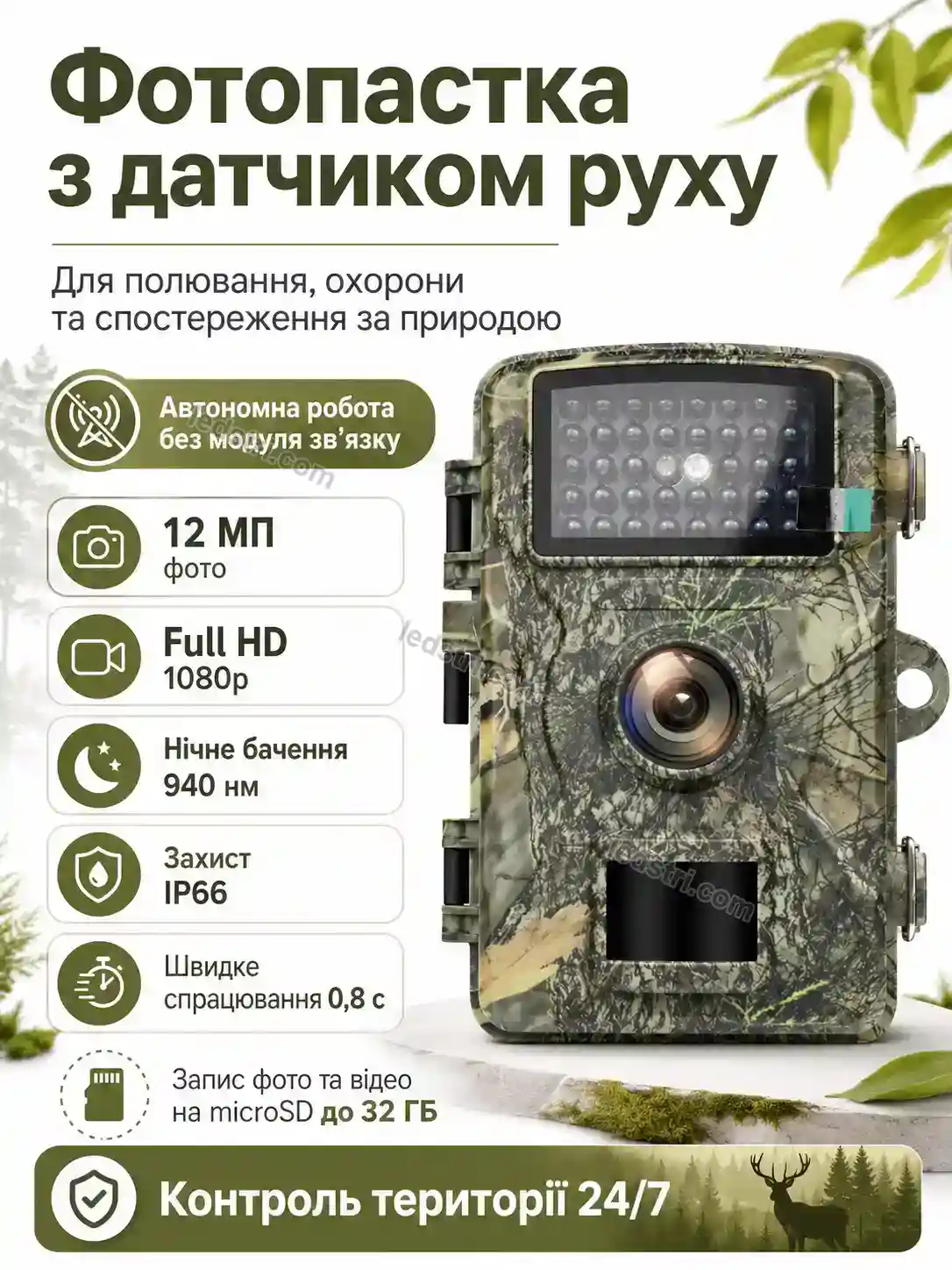 ✨ Фотоловушка для охоты охраны Faino Go Soft