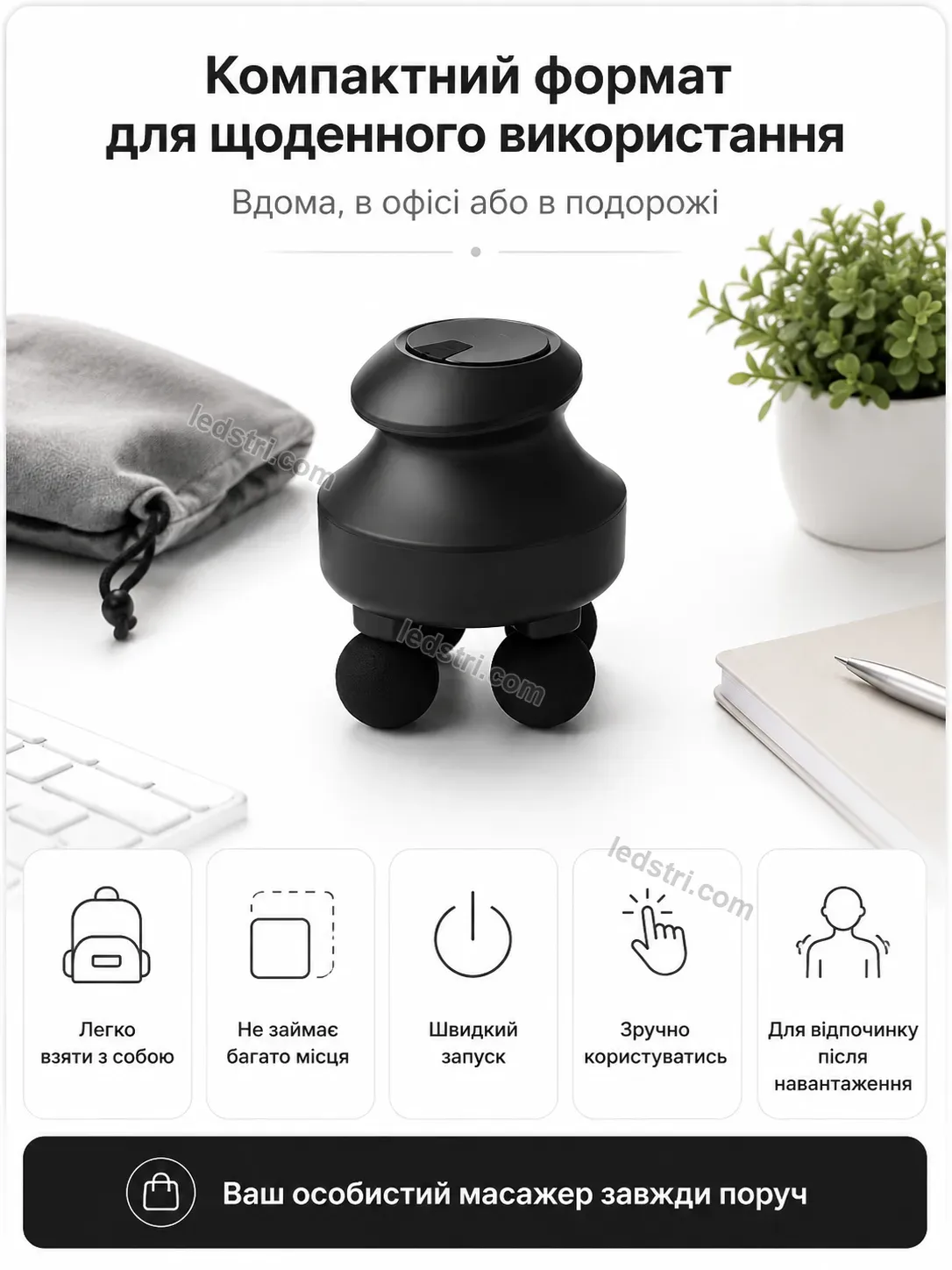 💆 Масажер Milo Go Soft - фото