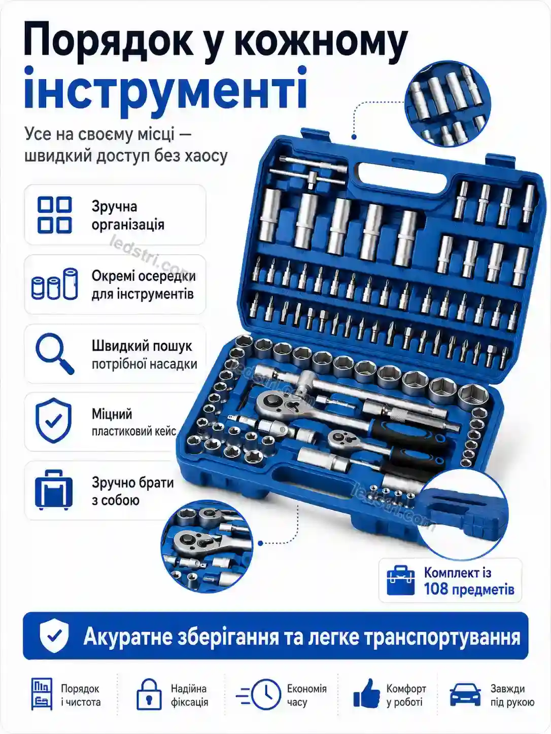 🔧 Набір інструментів Nordi Fresh Bright - фото
