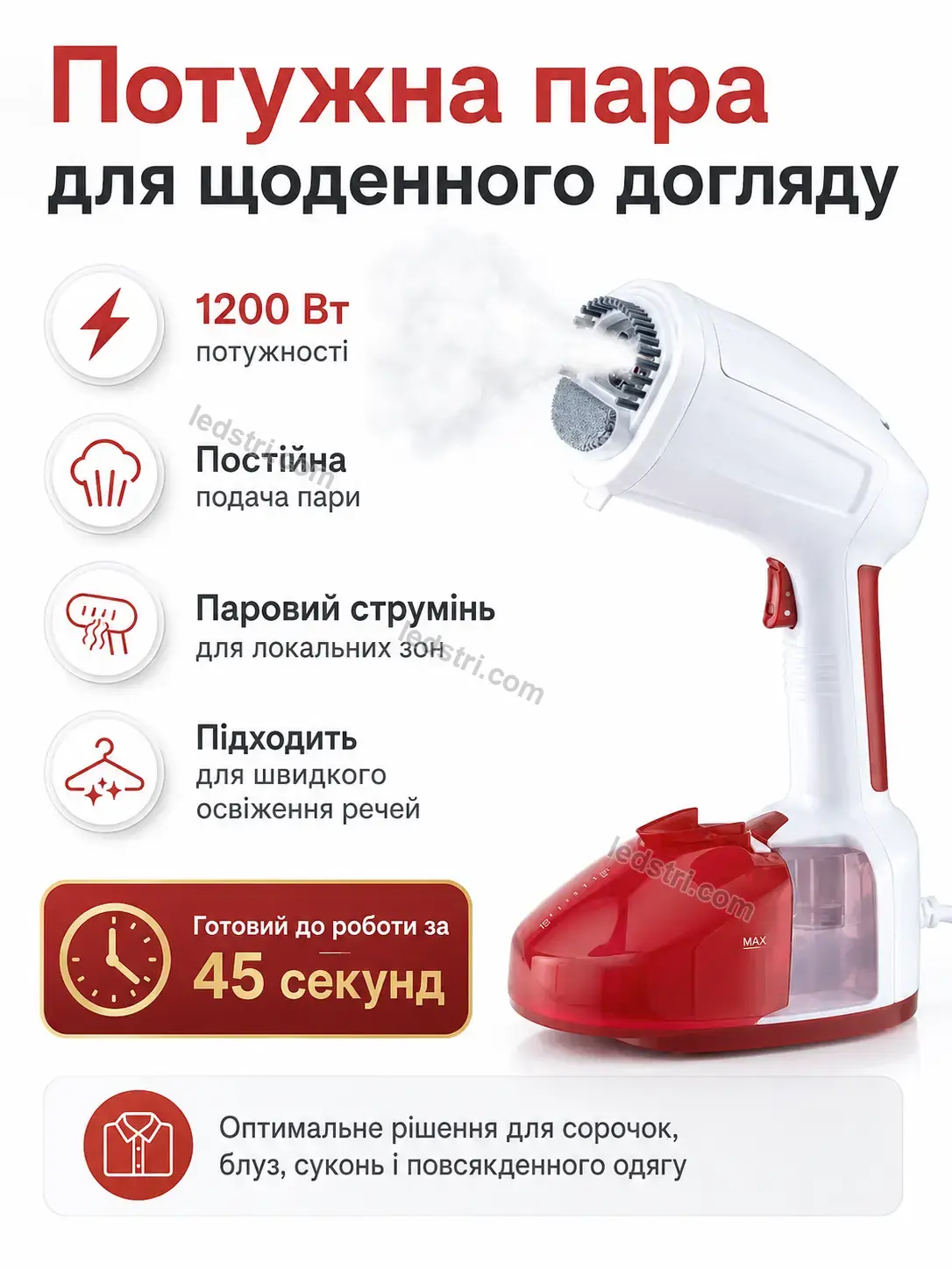 ✨ Відпарювач Brisk Wave Soft - деталі