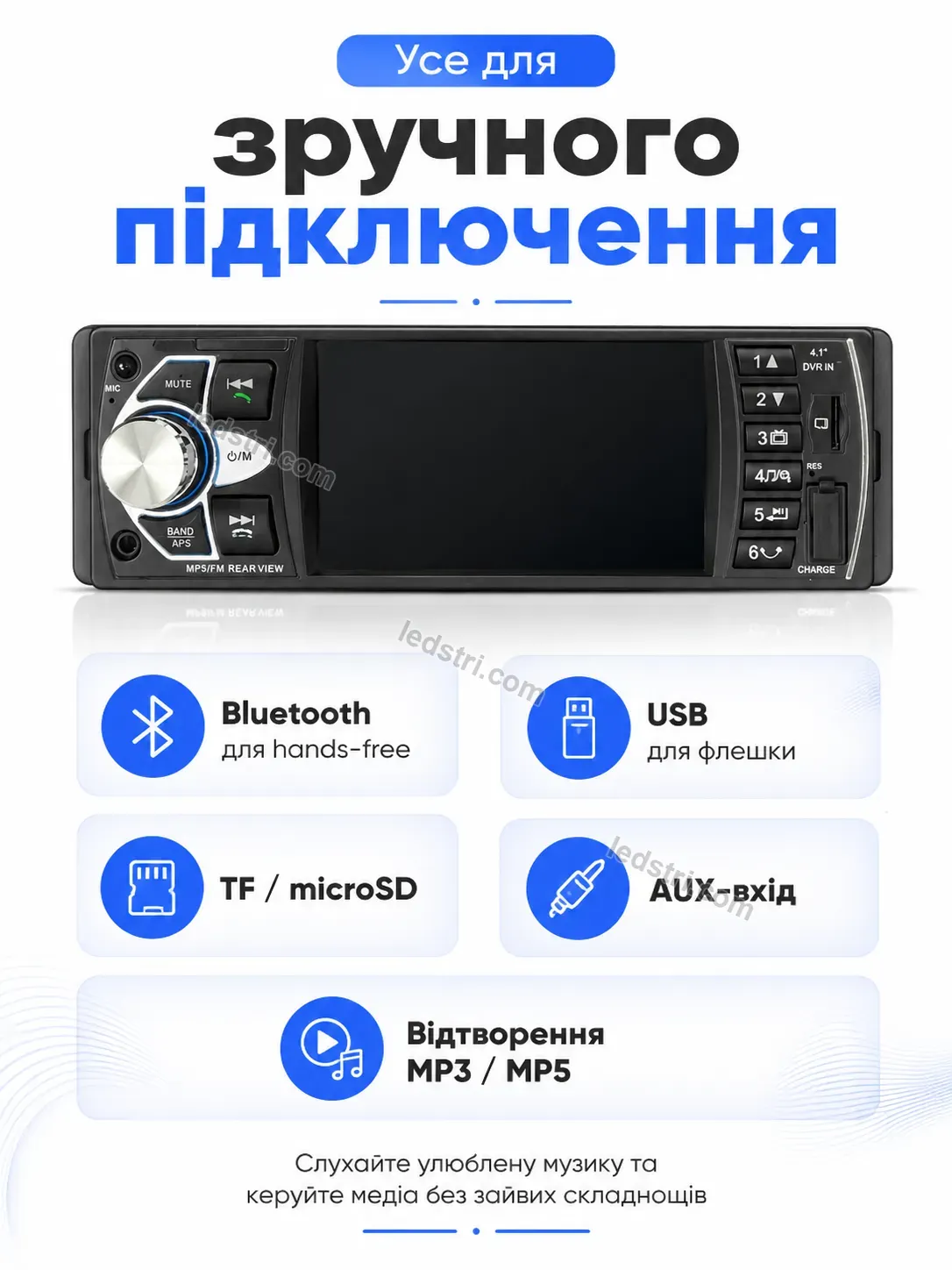 ✨ Автомагнітола Nordi Home Bright - деталі