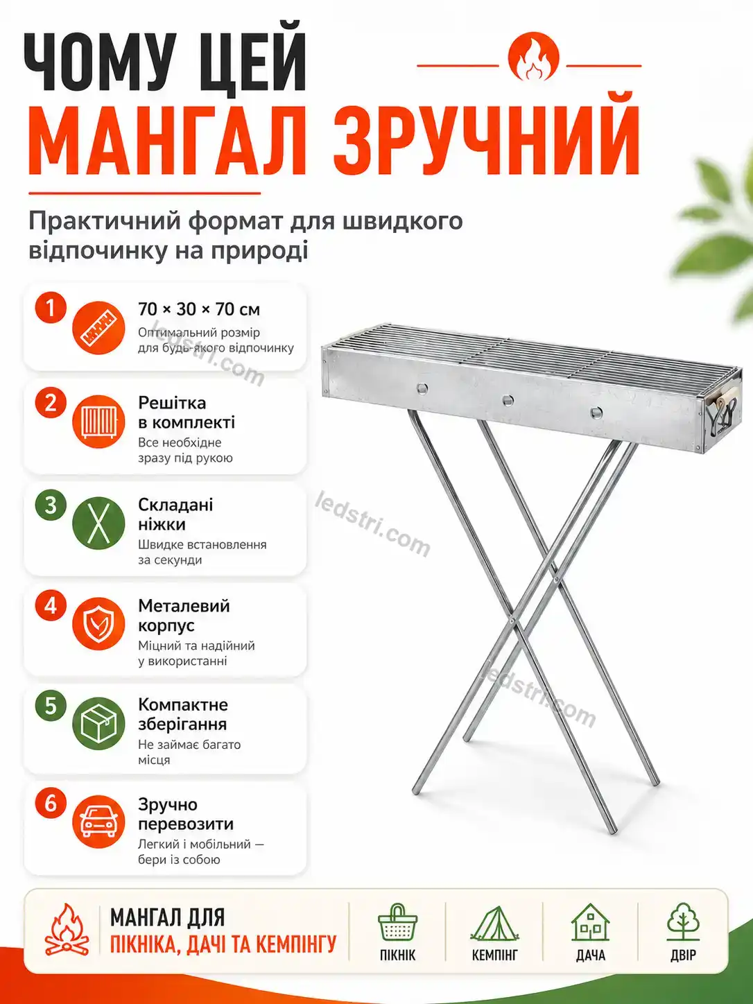 ✨ Мангал Rondo Easy Bright