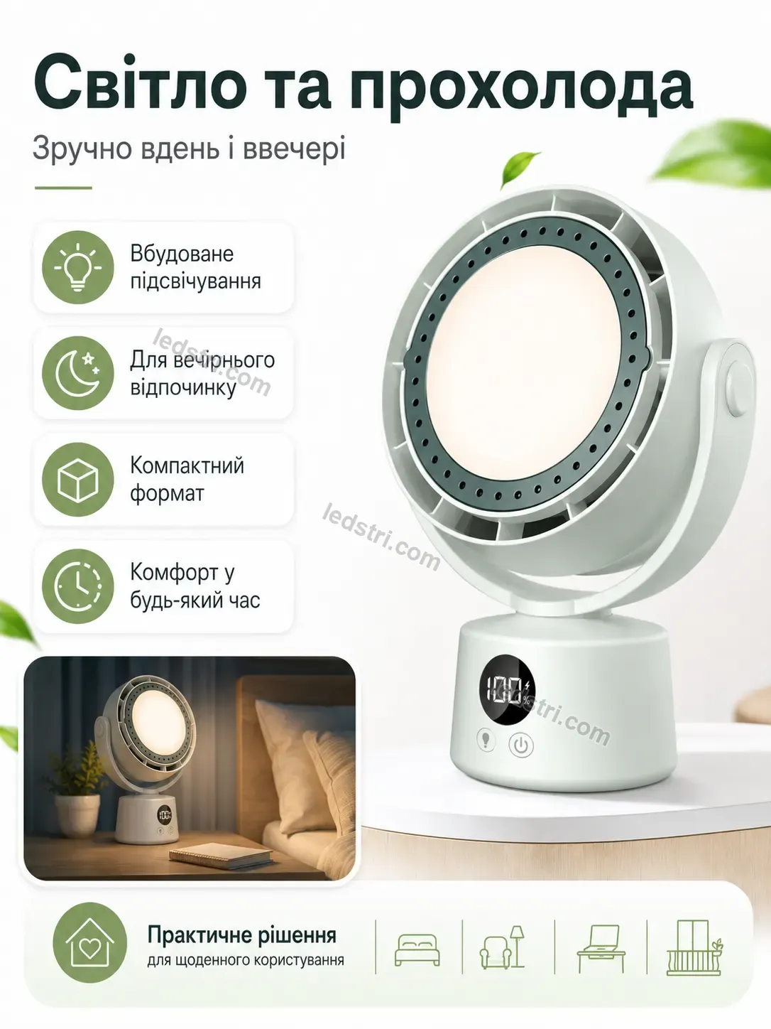 ✨ Вентилятор Rondo Lite Urban - фото