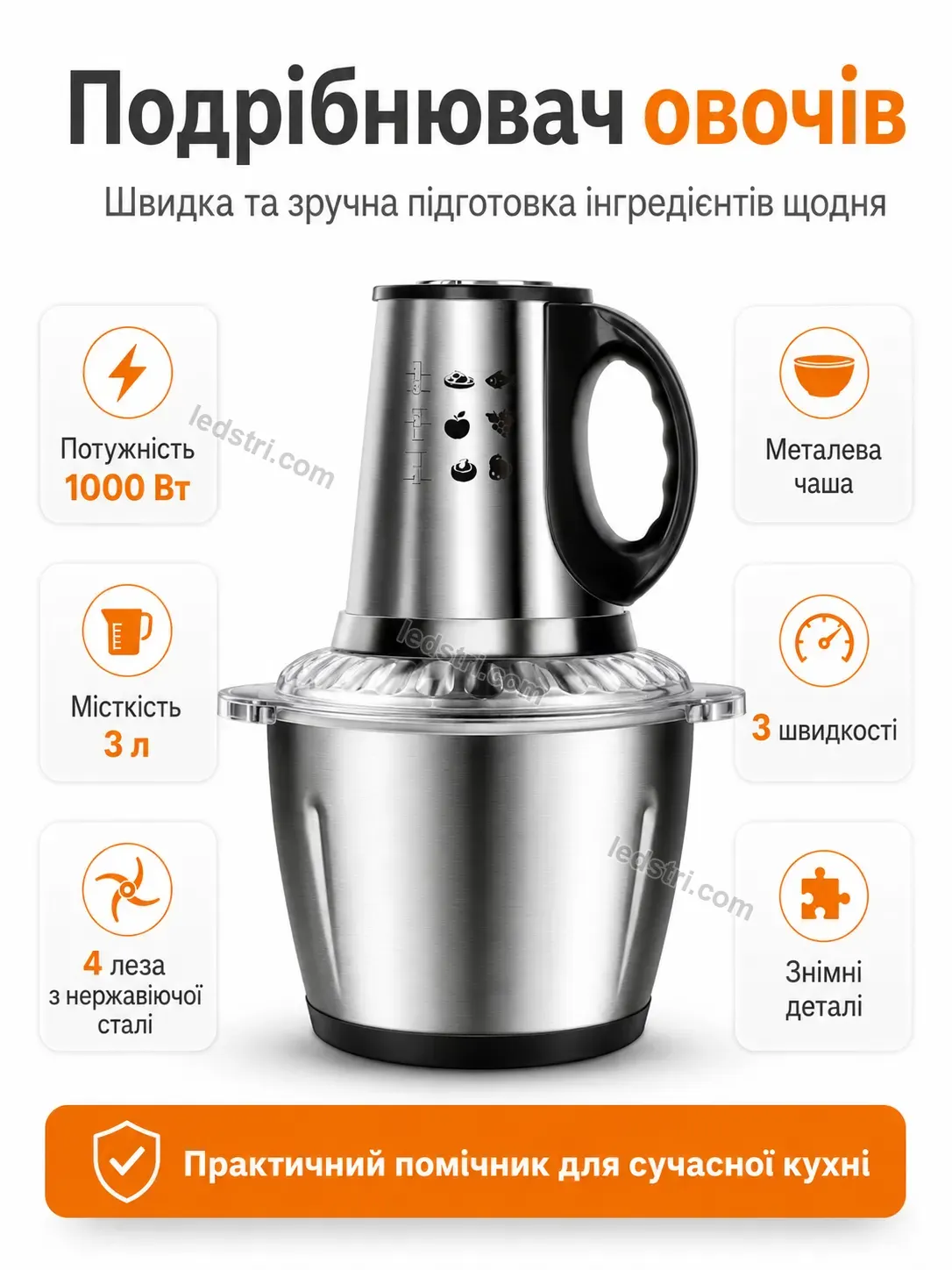 ✨ Подрібнювач овочів Vento Mini Urban