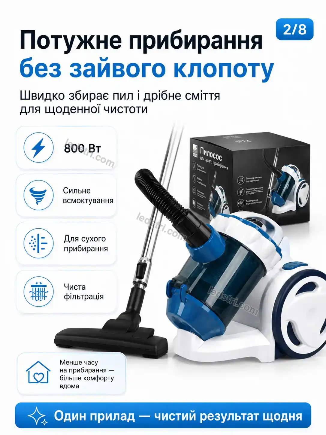 🧹 Пилосос Milo Plus Calm - фото