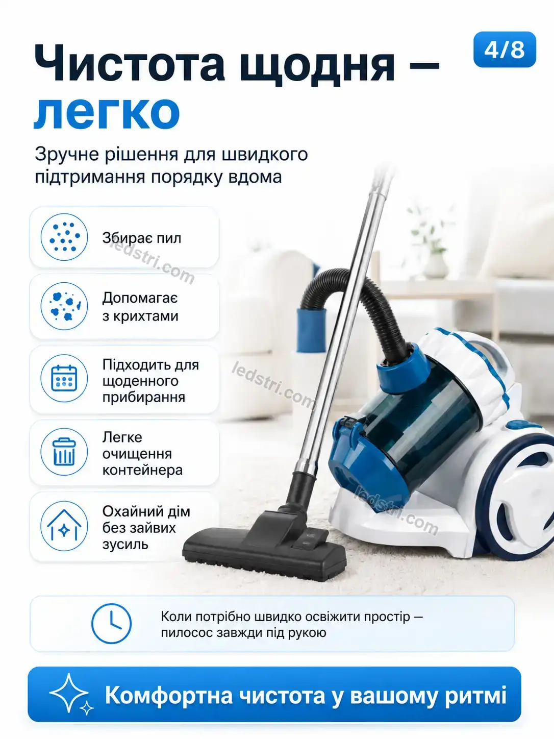 🧹 Пилосос Milo Plus Calm - фото