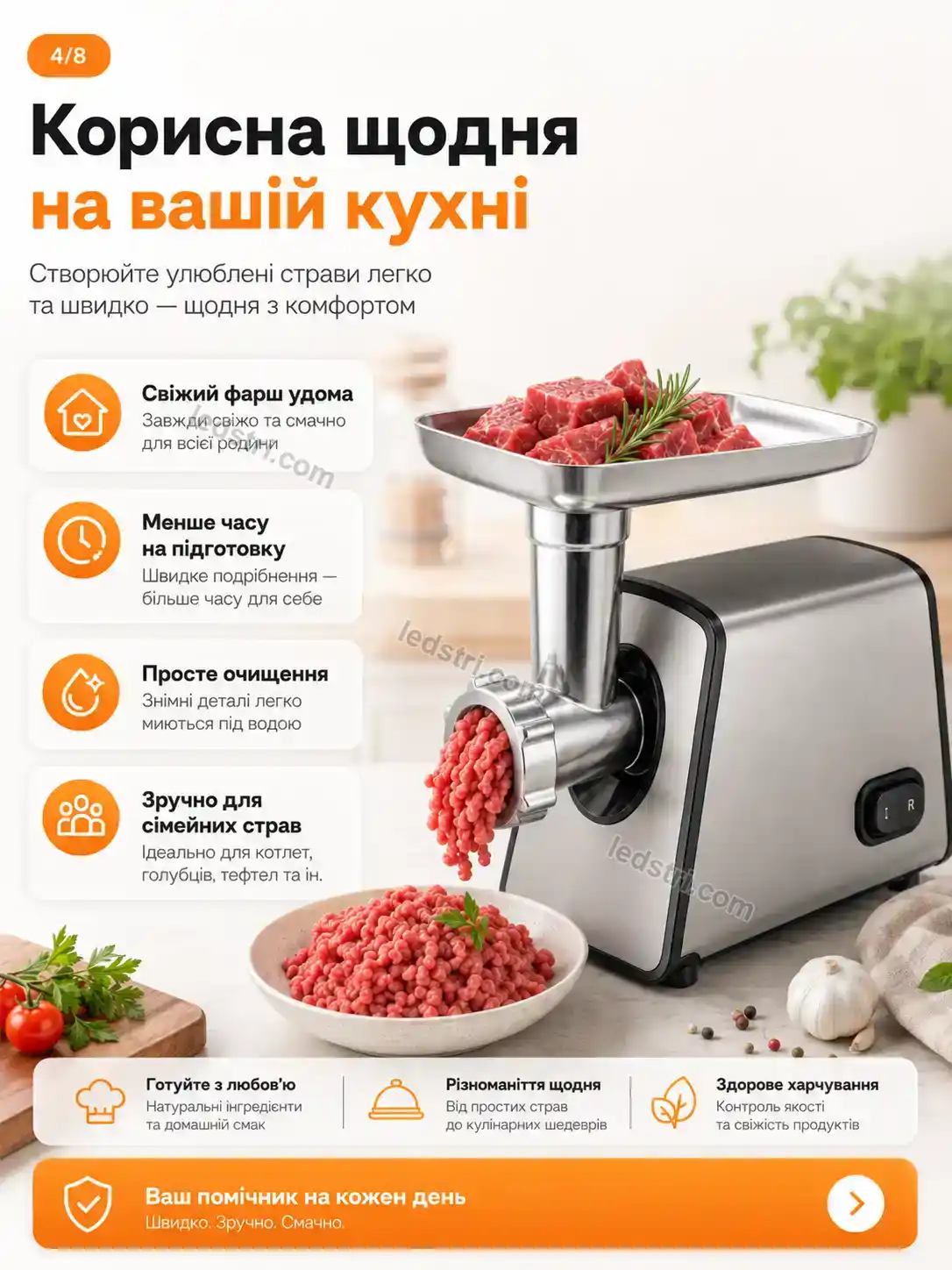 ✨ Мясорубка Terra Plus Calm - використання