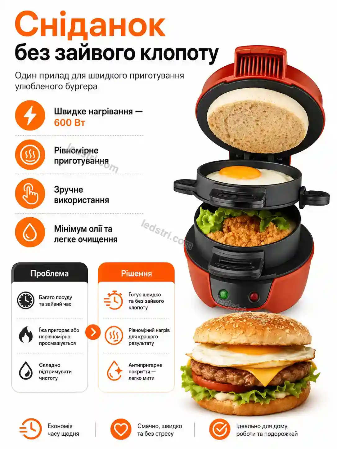 ✨ Бургерница . оранж Spark Home Bright