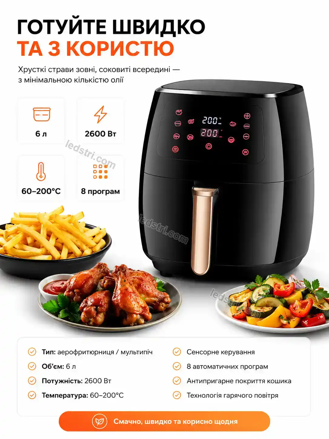 ✨ Аерофритюрниця Lumo Care Calm