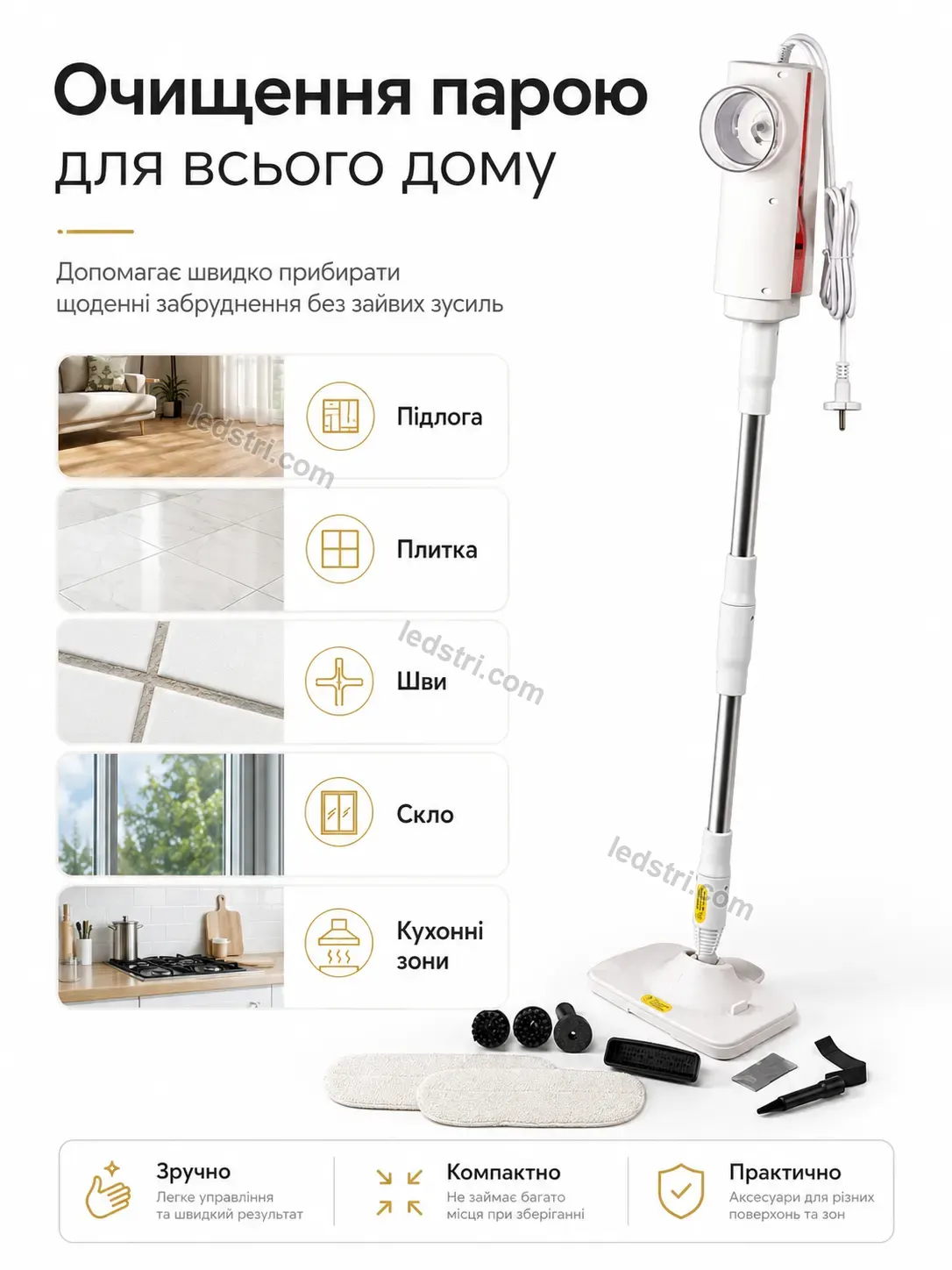 ✨ Пароочисник Milo Home Calm
