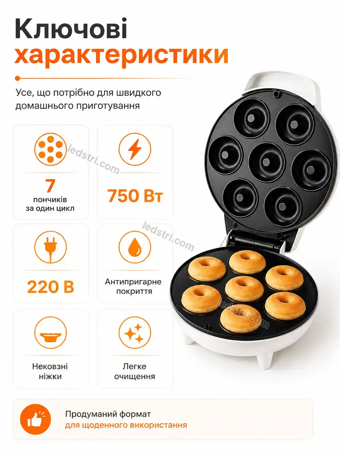 ✨ Пончиковий апарат Spark Go Urban