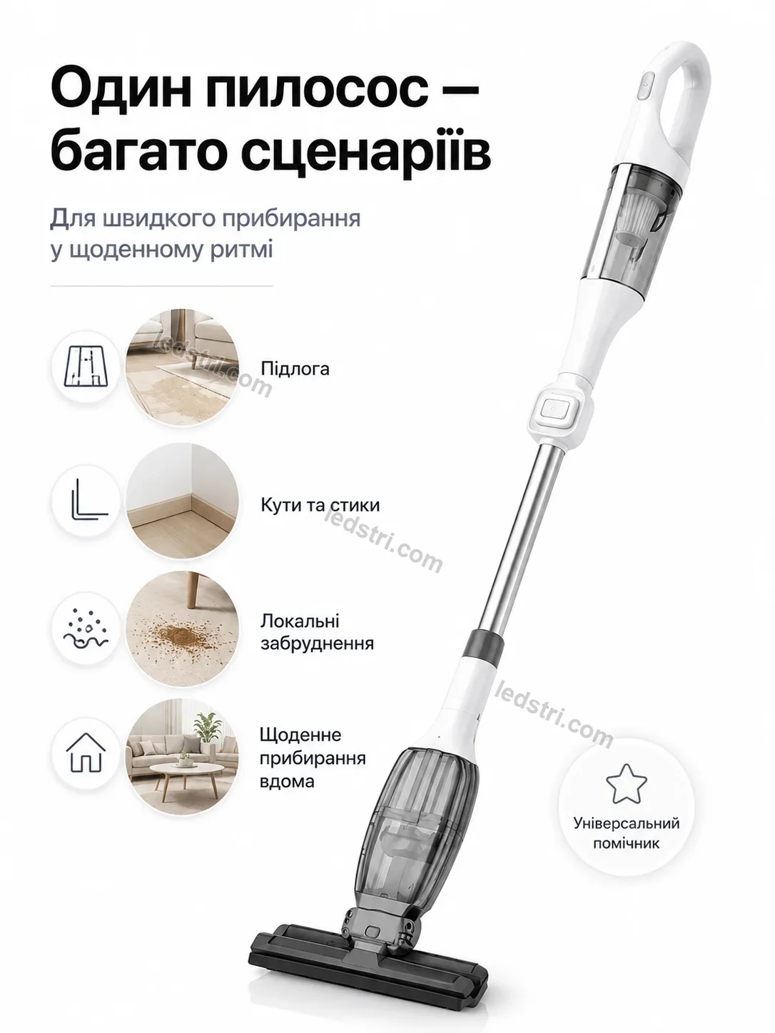 🧹 Пилосос Faino Wave Bright - фото