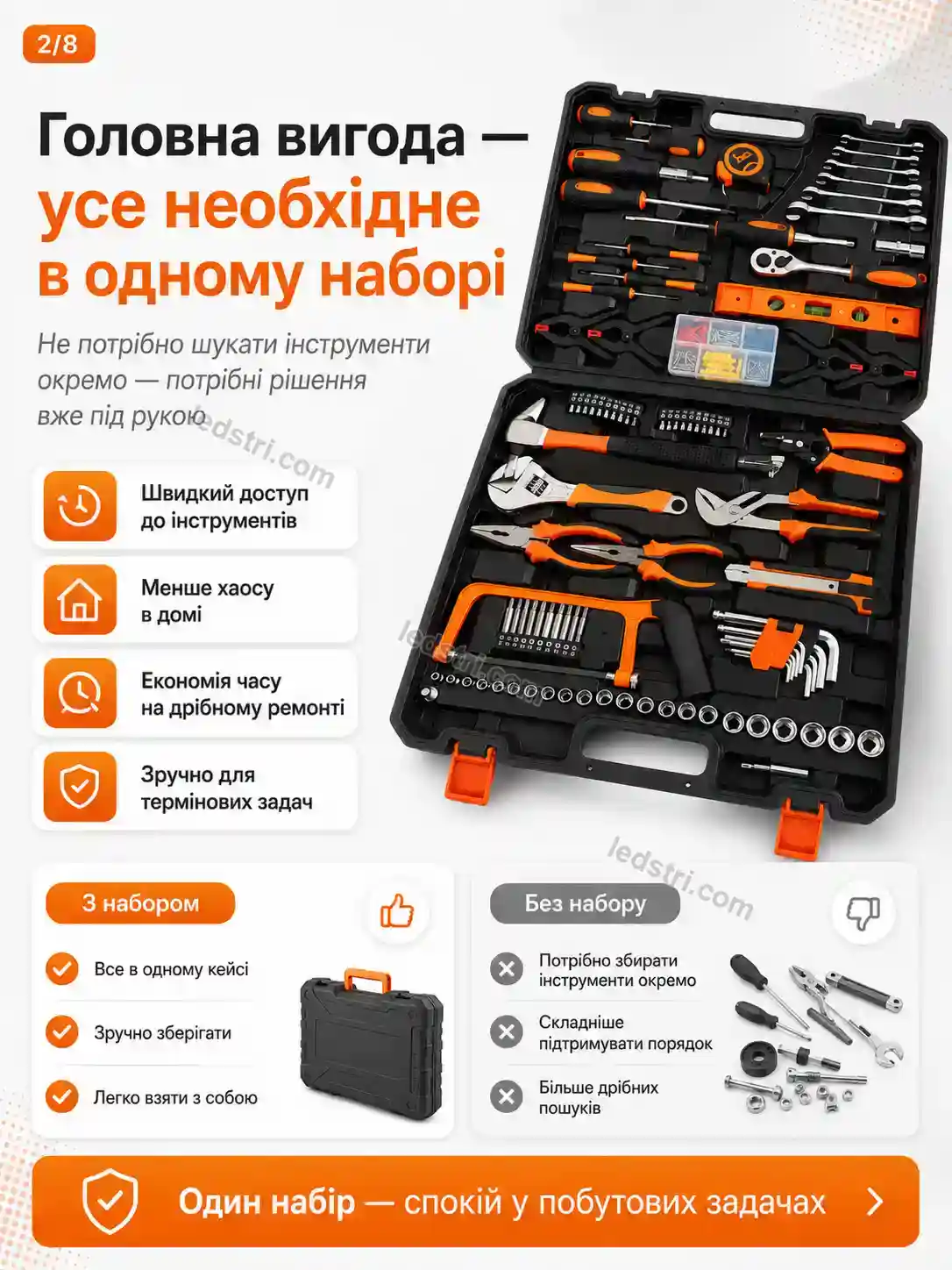 🔧 Набір інструментів Nordi Plus Calm