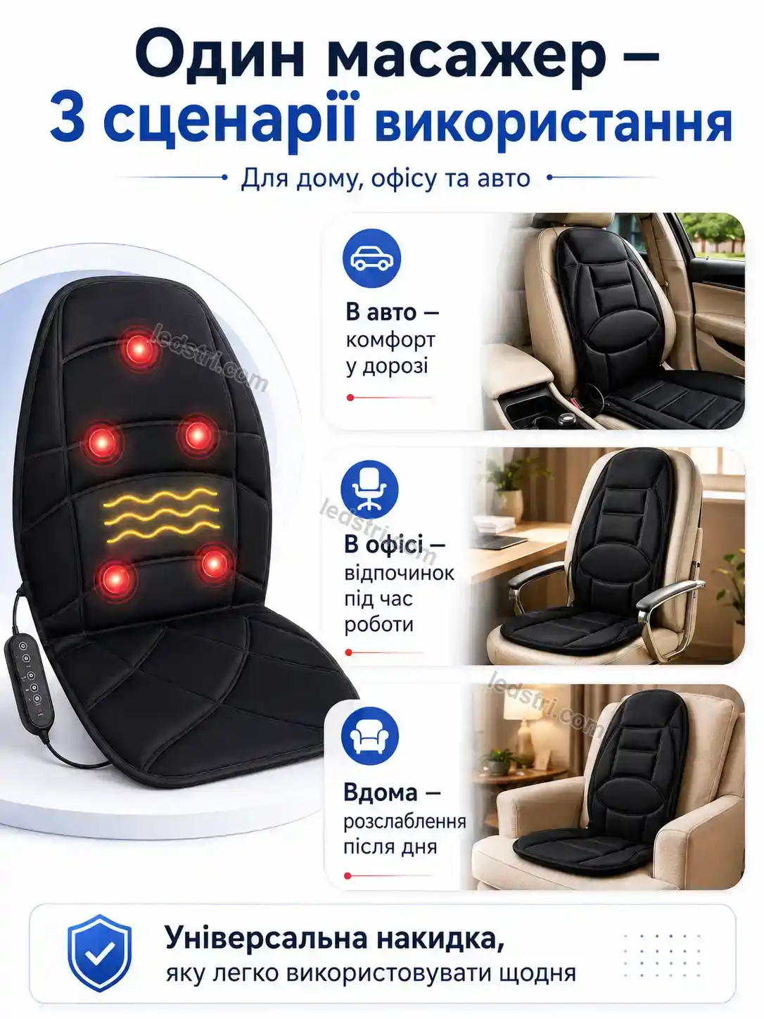 💆 Масажер Pulse Go Bright - деталі