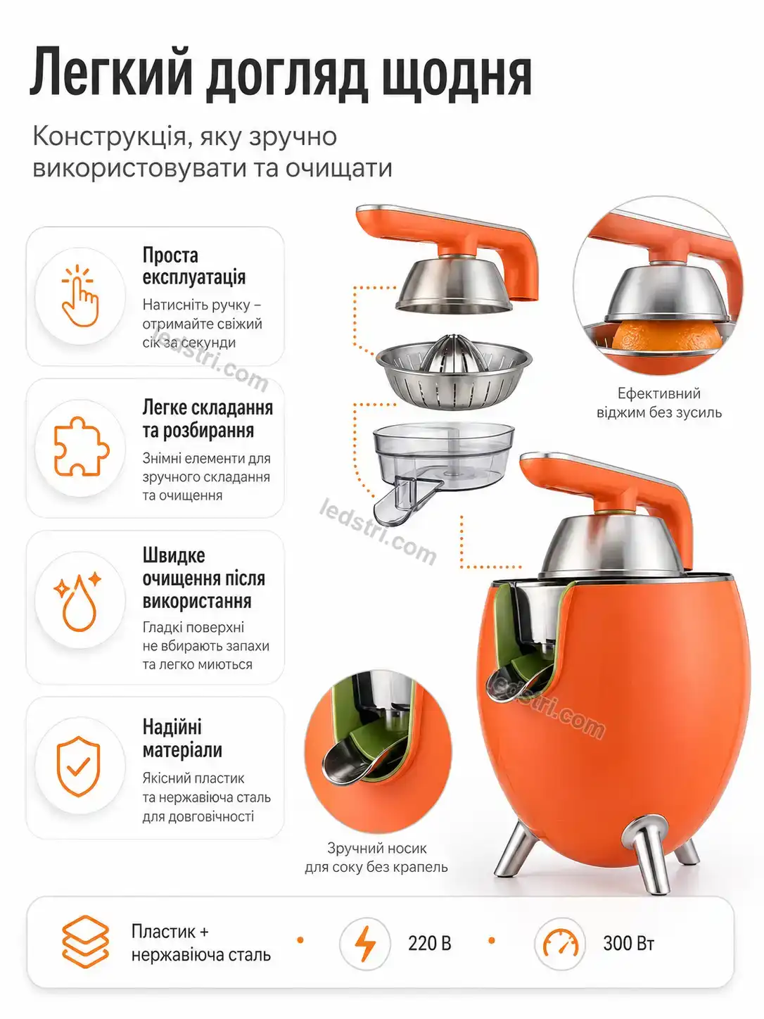 ✨ Соковитискач Spark Home Soft - використання
