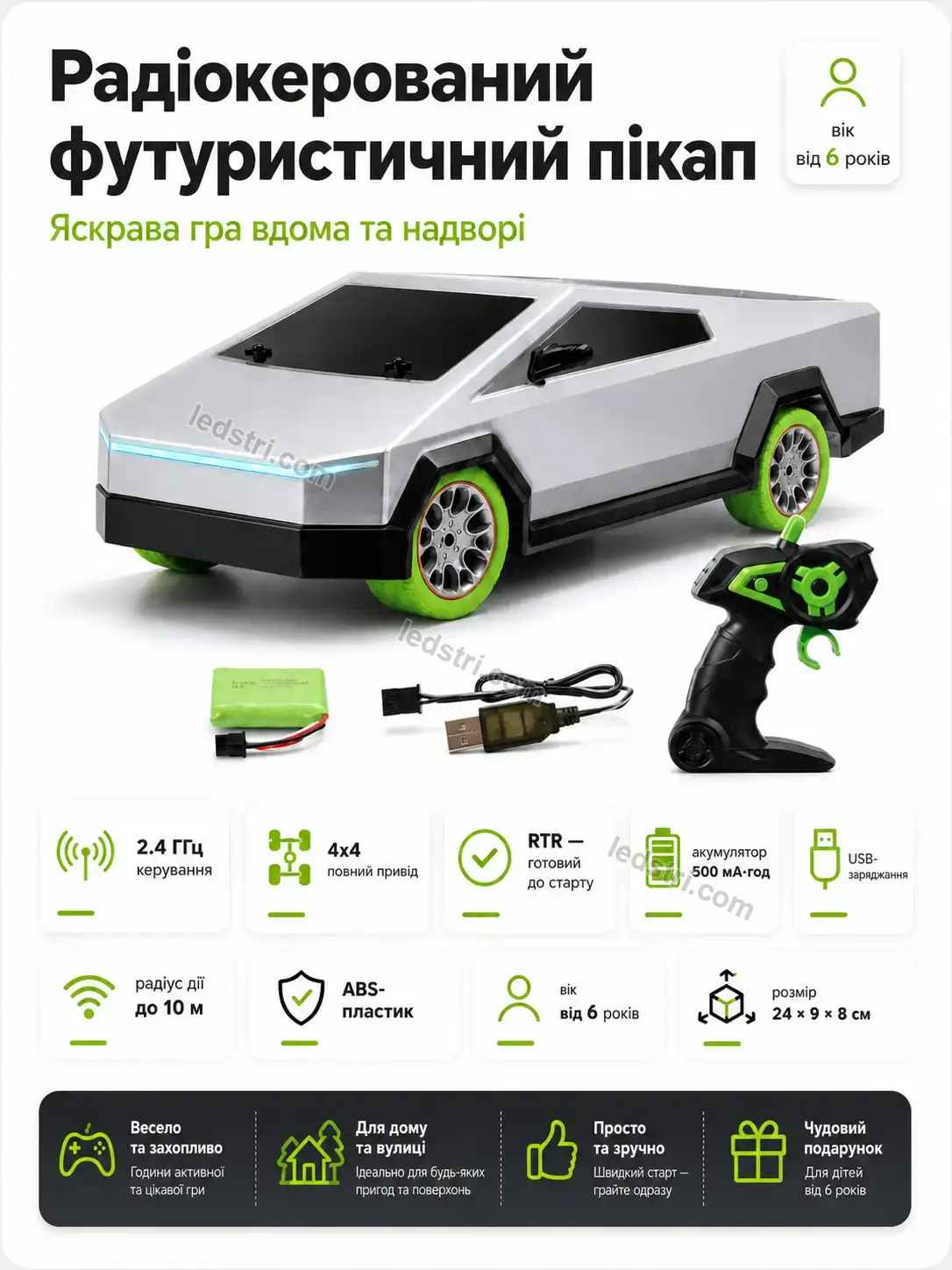 💵 Машинка на радіоуправлінні Rondo Home Calm