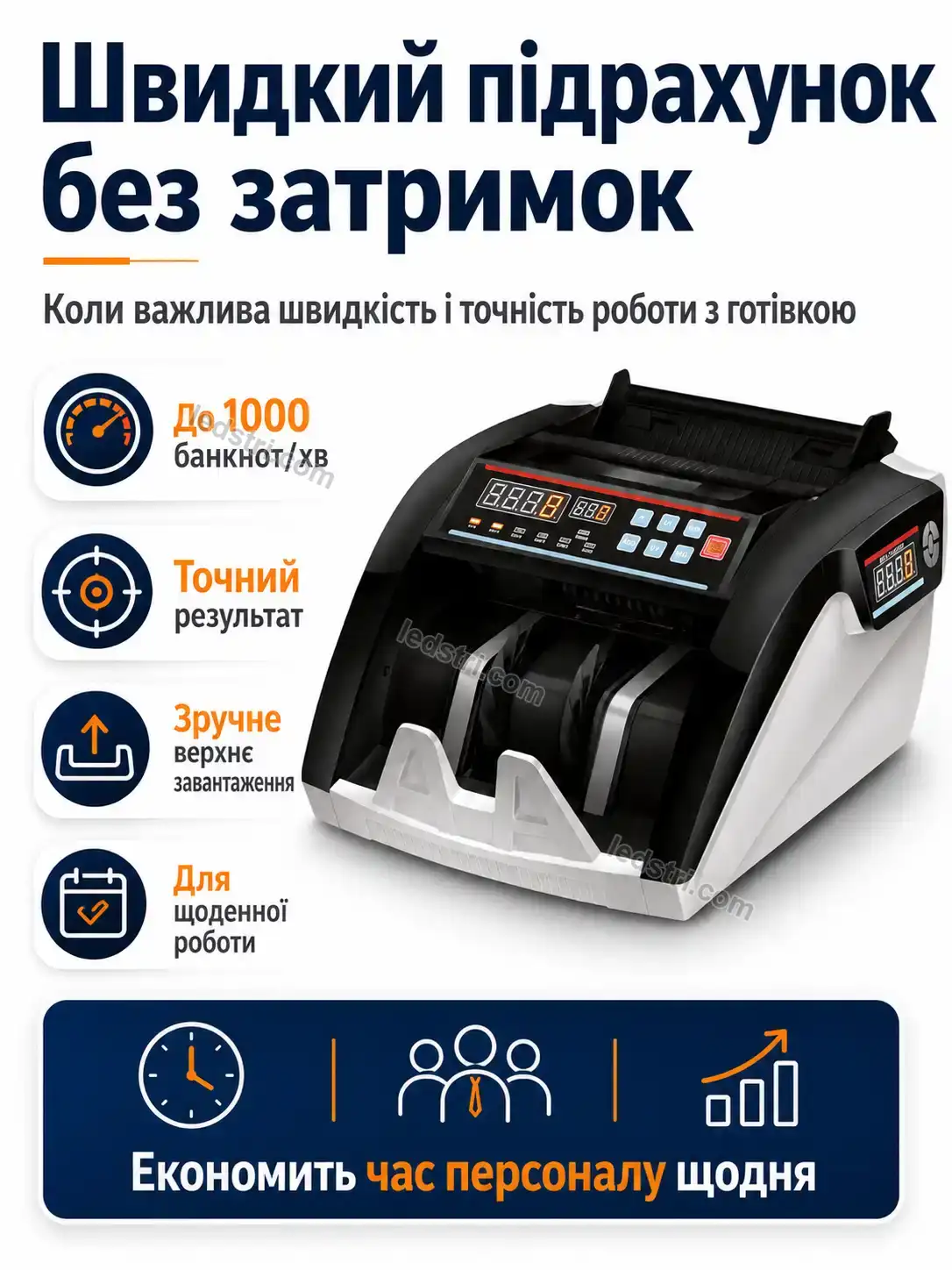 💵 Лічильна машинка для грошей 5800 Milo Easy Calm