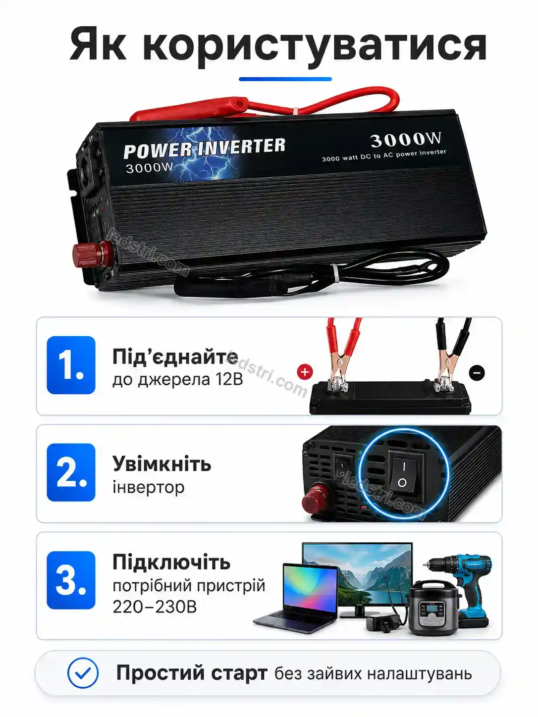 ✨ ⚡ інвертор Nordi Plus Calm - використання