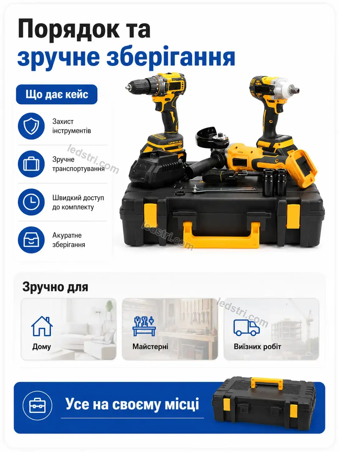 🔧 ️ набір інструментів 3 в 1 №1 Spark Fresh Calm - фото