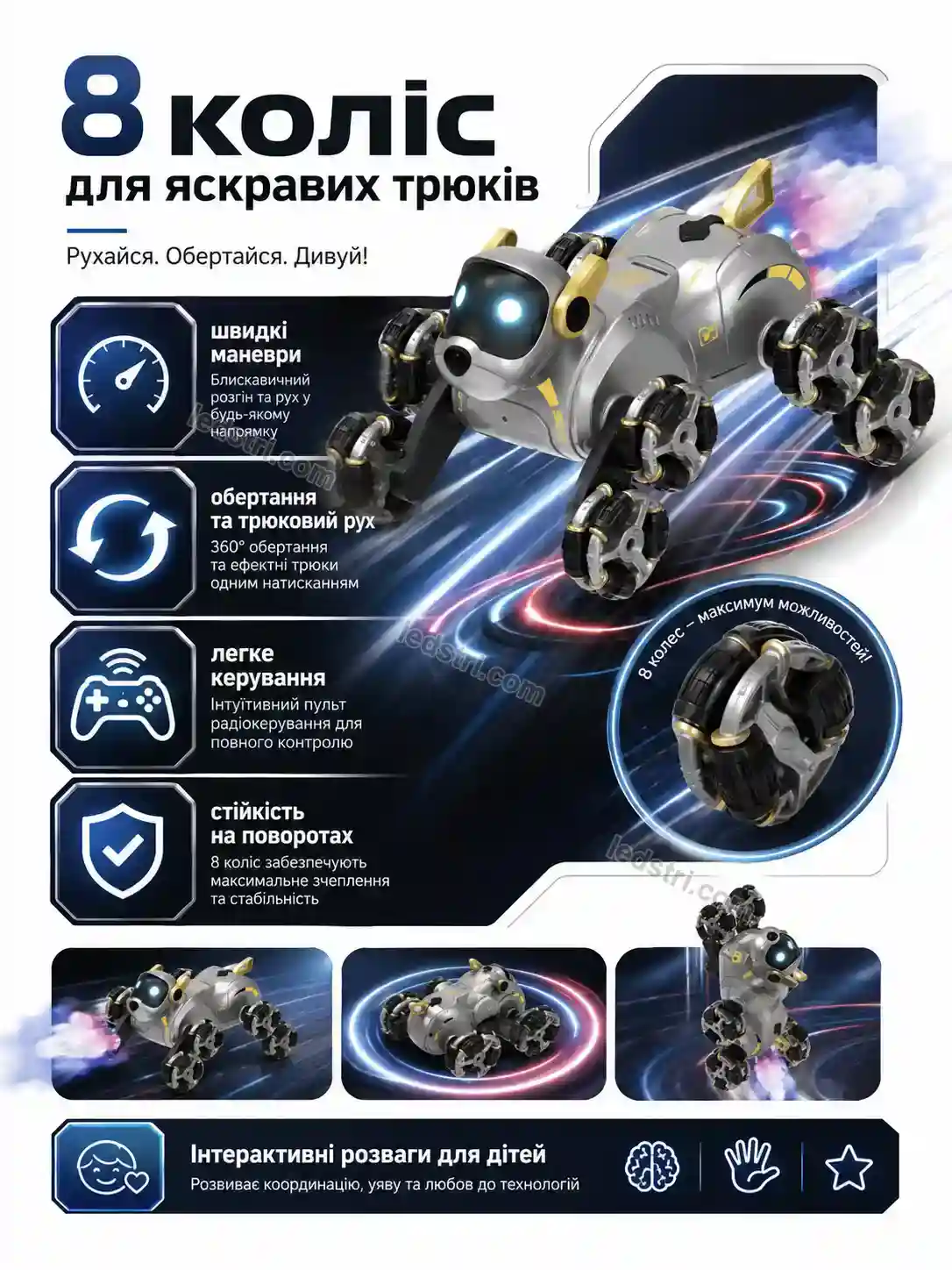 ✨ Радіокерована іграшка Nordi Wave Bright