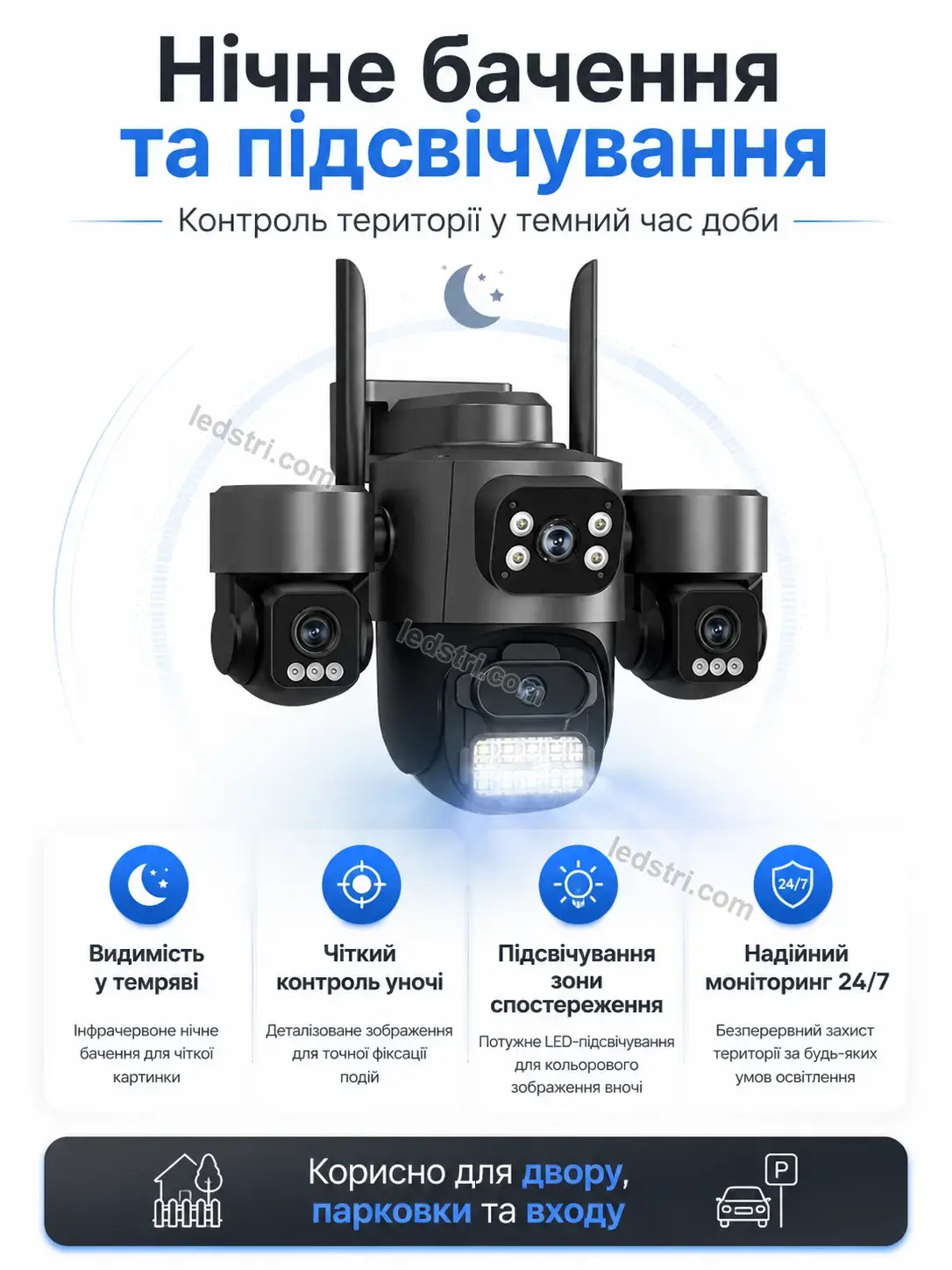 📷 Вулична камера 3 в 1 Spark Go Bright - використання