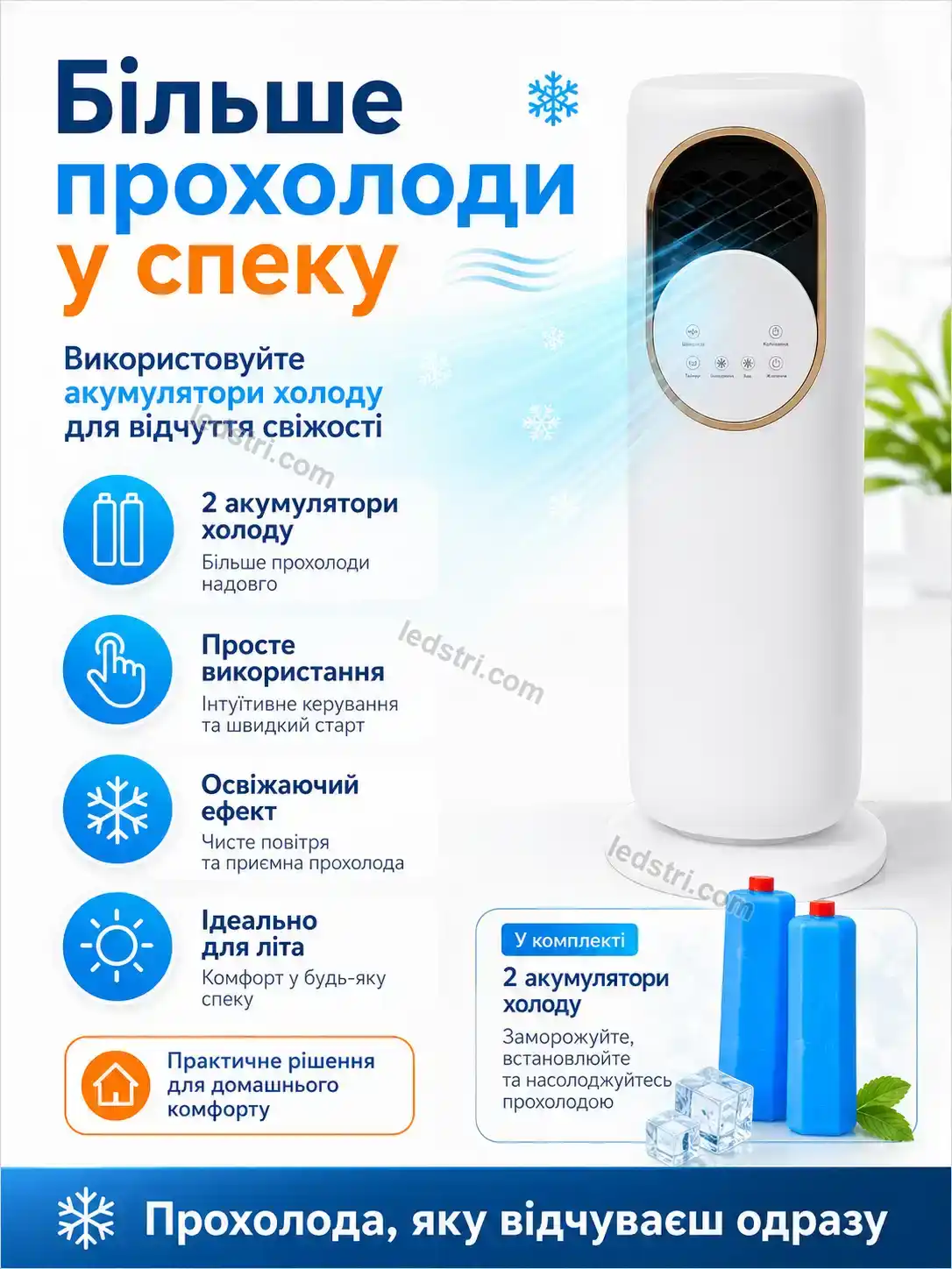 ❄️ ❄️ універсальний підлоговий кондиціонер 5 в 1 Milo Lite Calm - використання