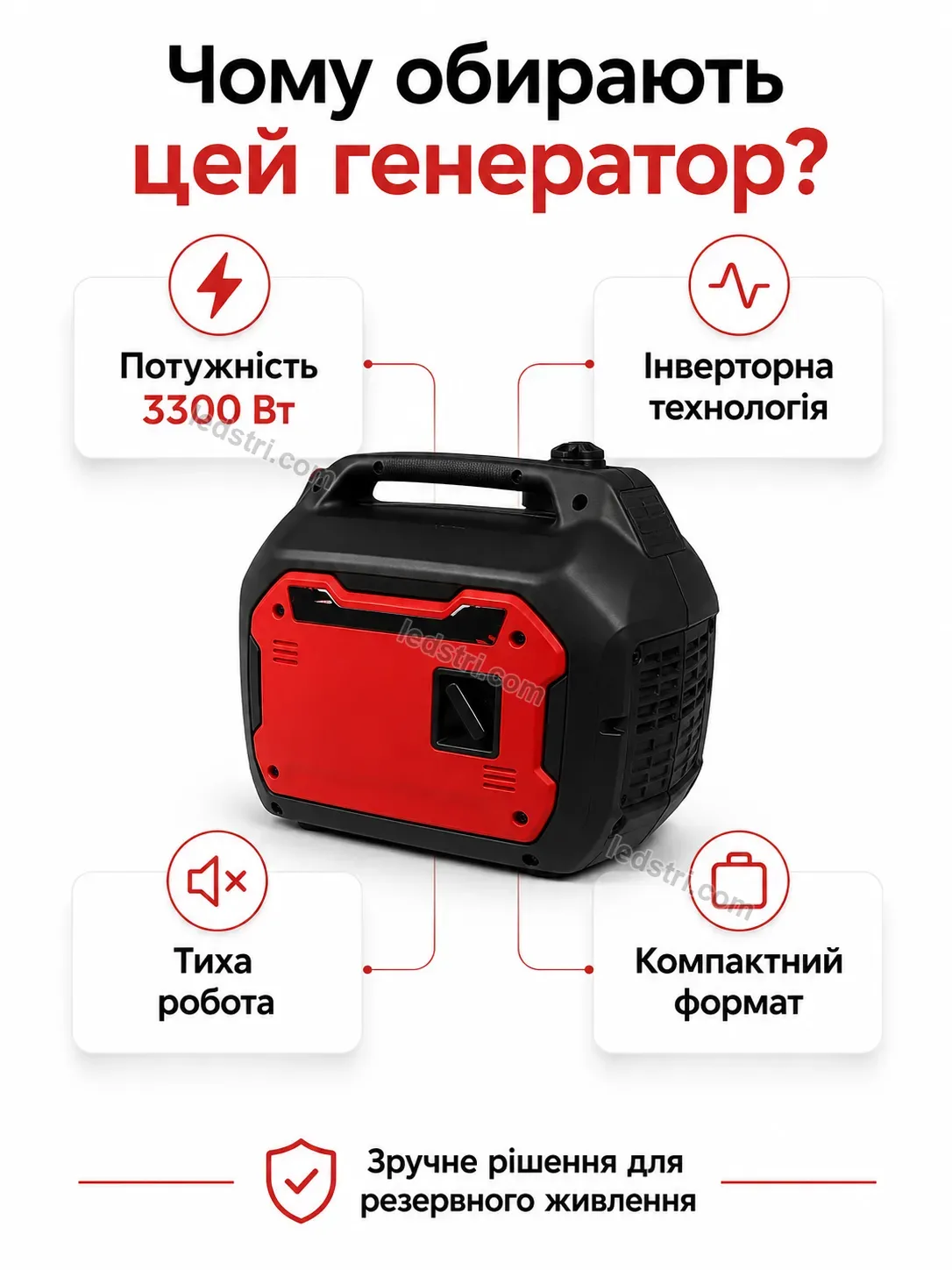 ✨ ⚡ інверторний генератор 3300 вт Pulse Fresh Bright