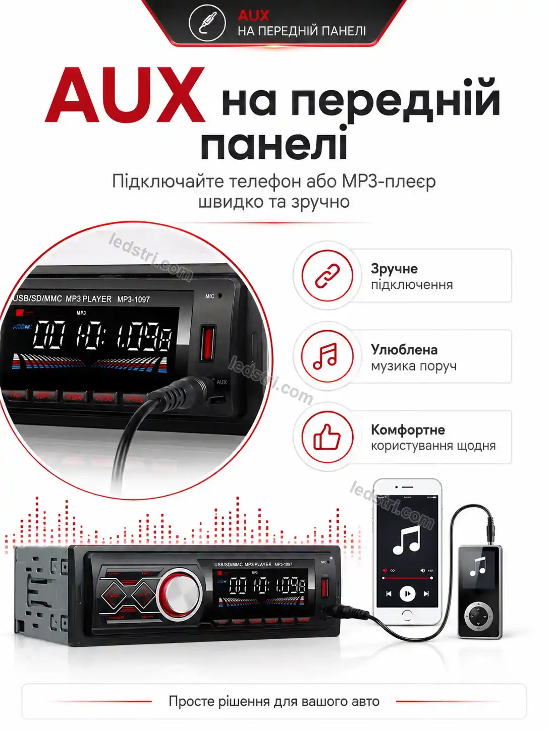 ✨ Автомагнітола з екраном Lumo Fresh Kind - деталі