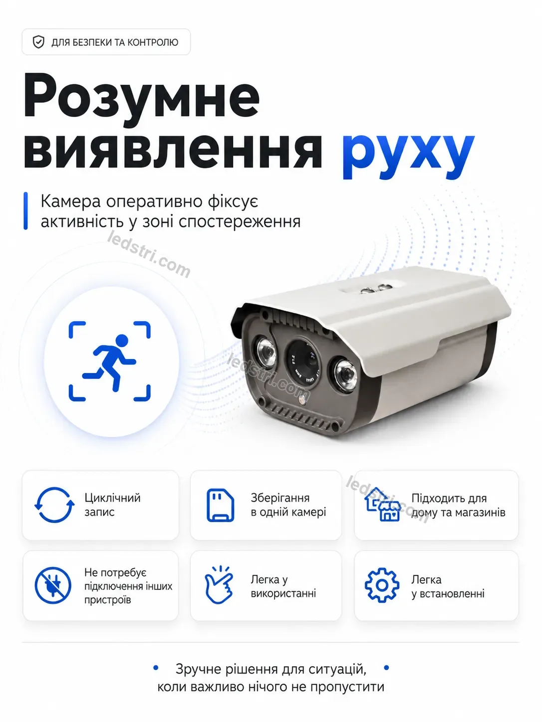 📷 Камера відеоспостереження Vento Lite Soft