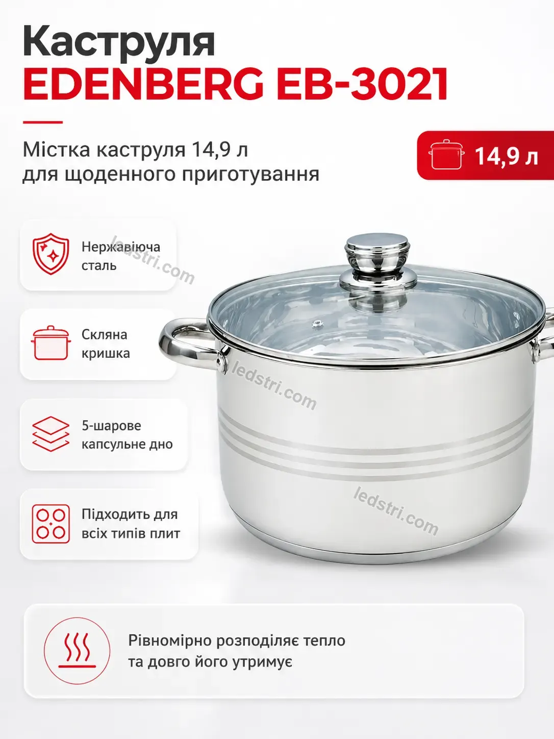 🍲 Каструля Milo Easy Bright
