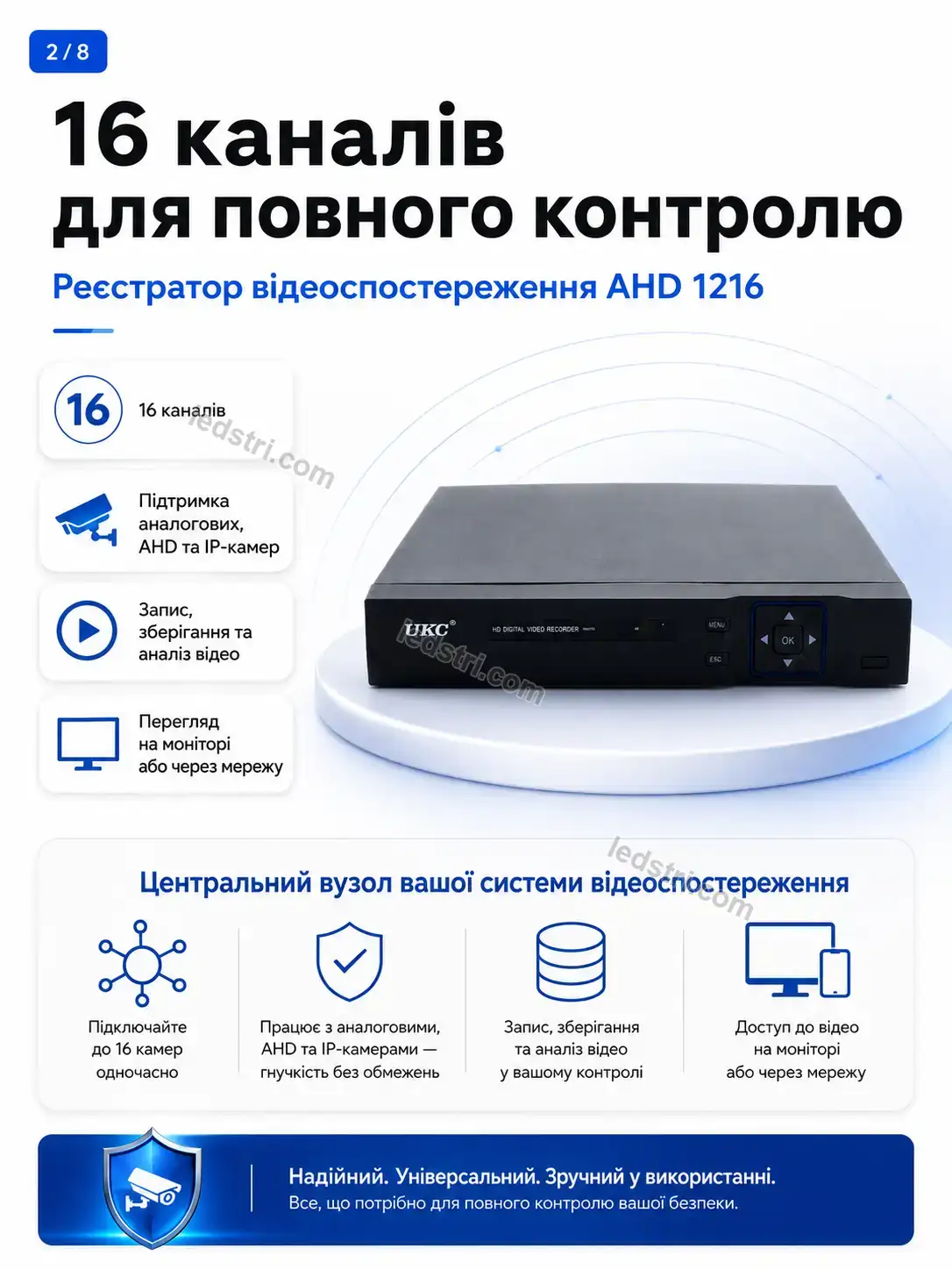 🚗 Реєстратор відеоспостереження Brisk Lite Bright