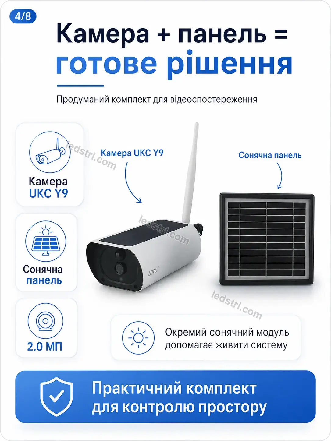 📷 Камера відеоспостереження сонячна Vento Plus Calm - використання