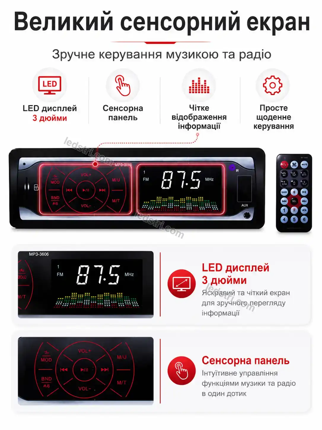 ✨ Автомагнітола з екраном Rondo Mini Kind