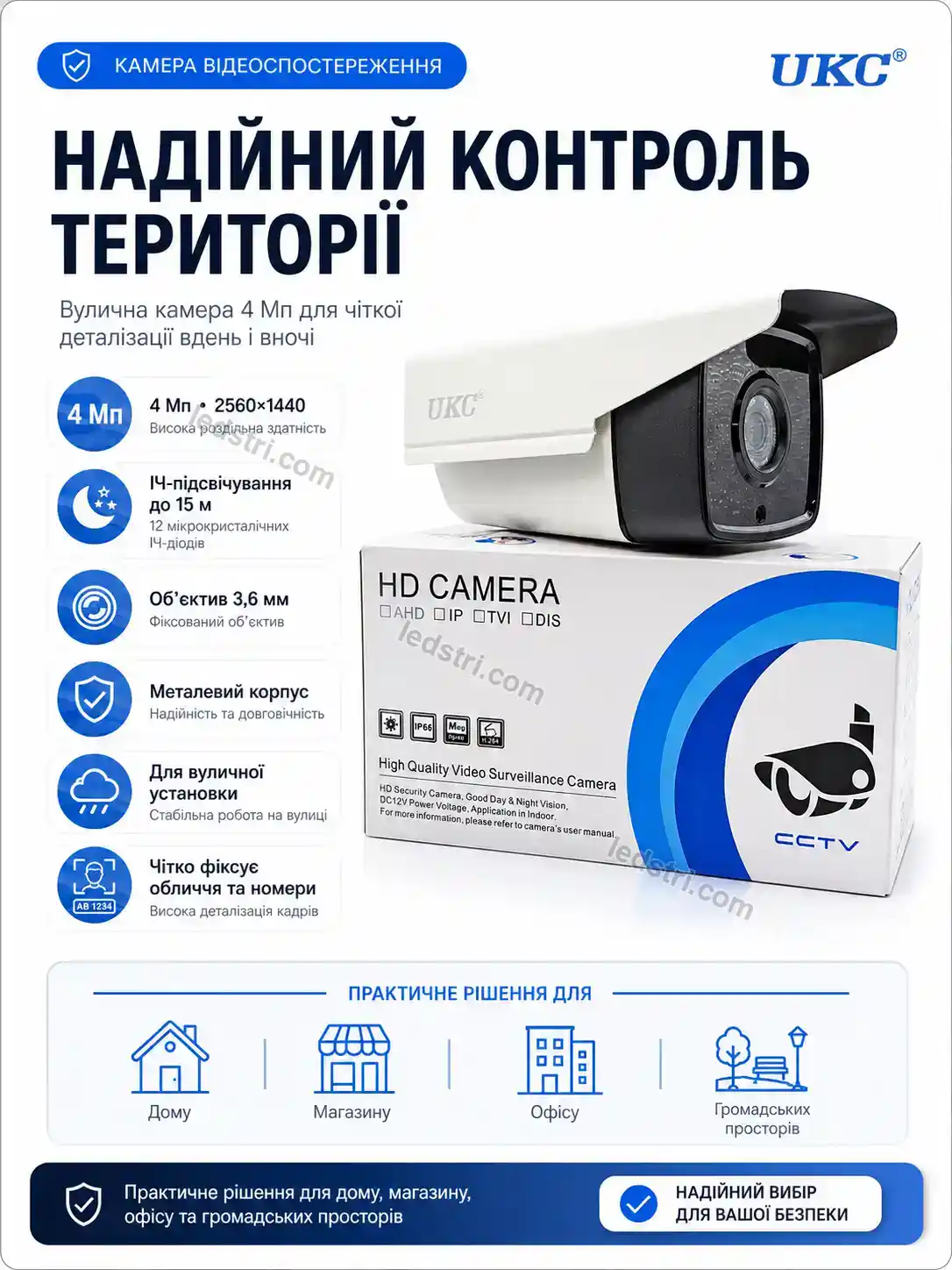 📷 Камера відеоспостереження Milo Easy Soft