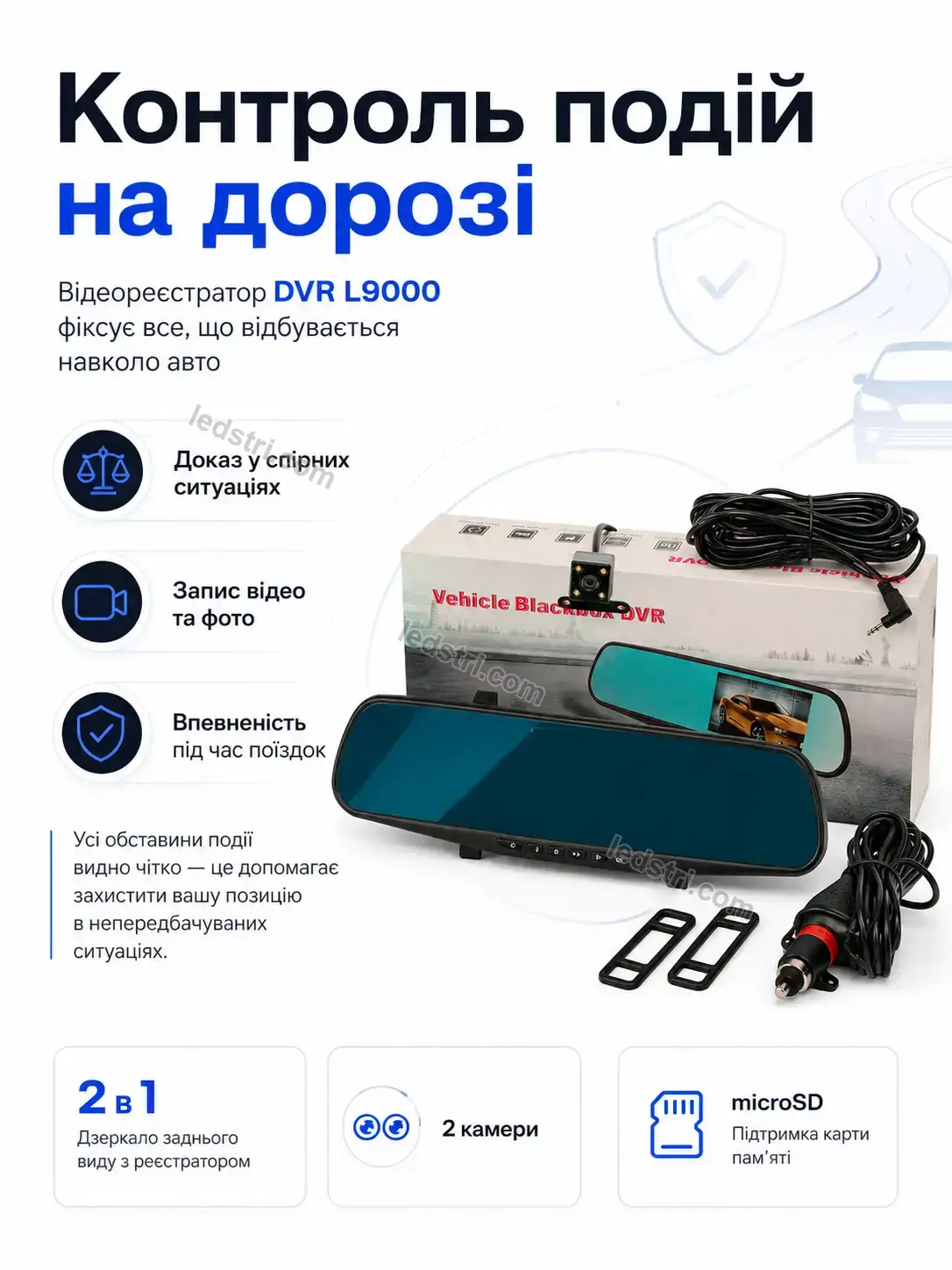 🚗 Реєстратор відеоспостереження Terra Easy Kind