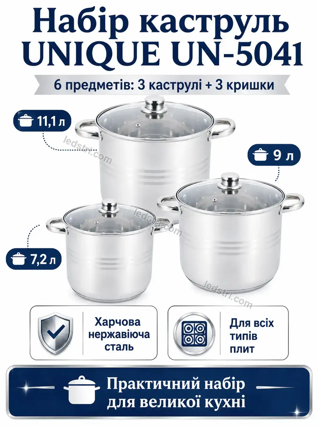 🍲 Набір каструль Lumo Go Bright