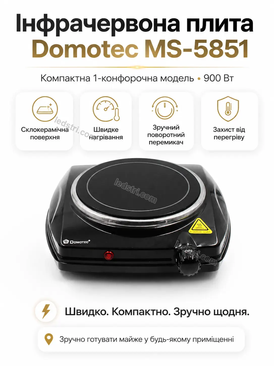 ✨ Плита інфрачервона кф. вт. Pulse Mini Urban