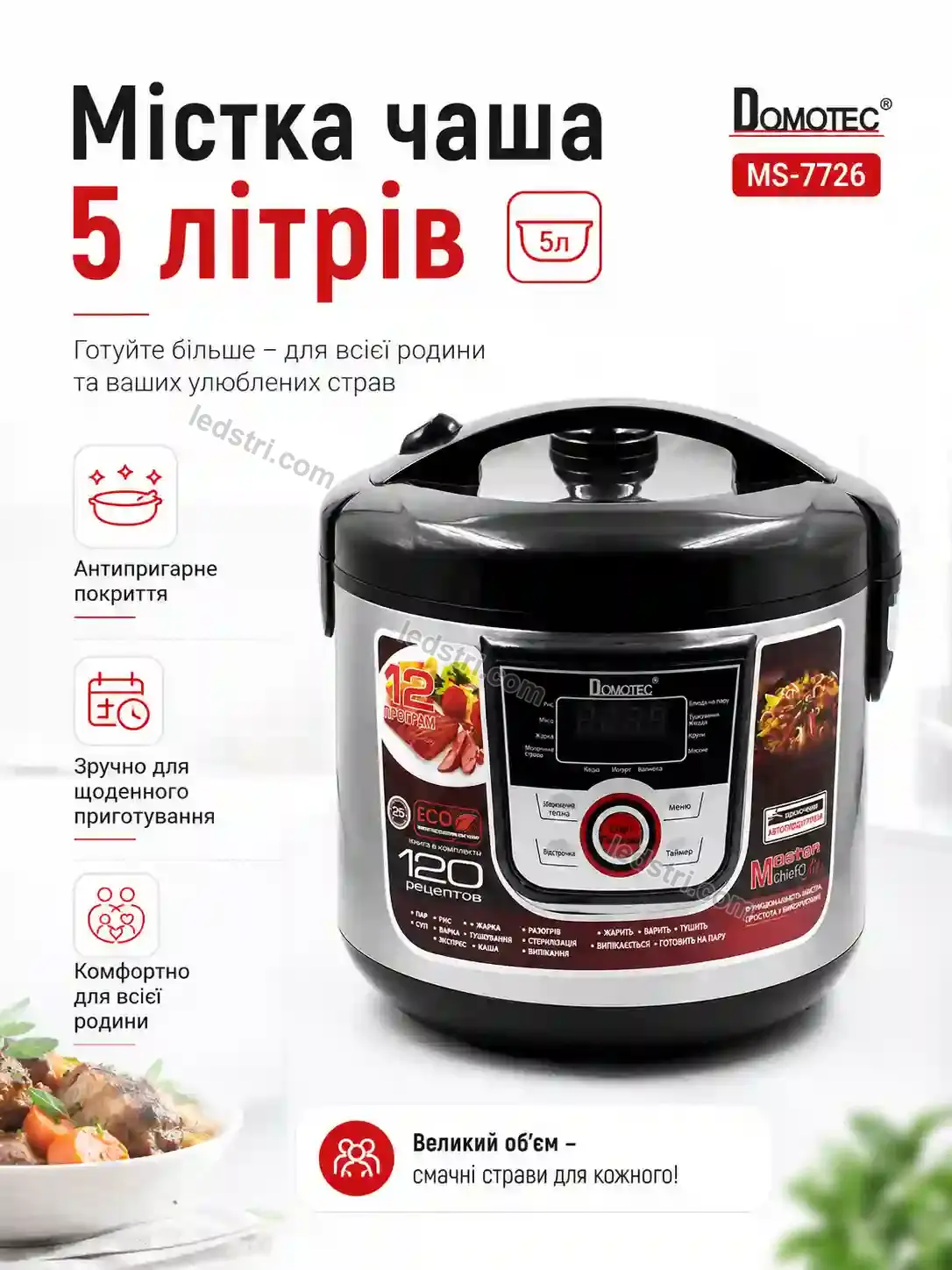 ✨ Мультиварка Milo Plus Soft - деталі