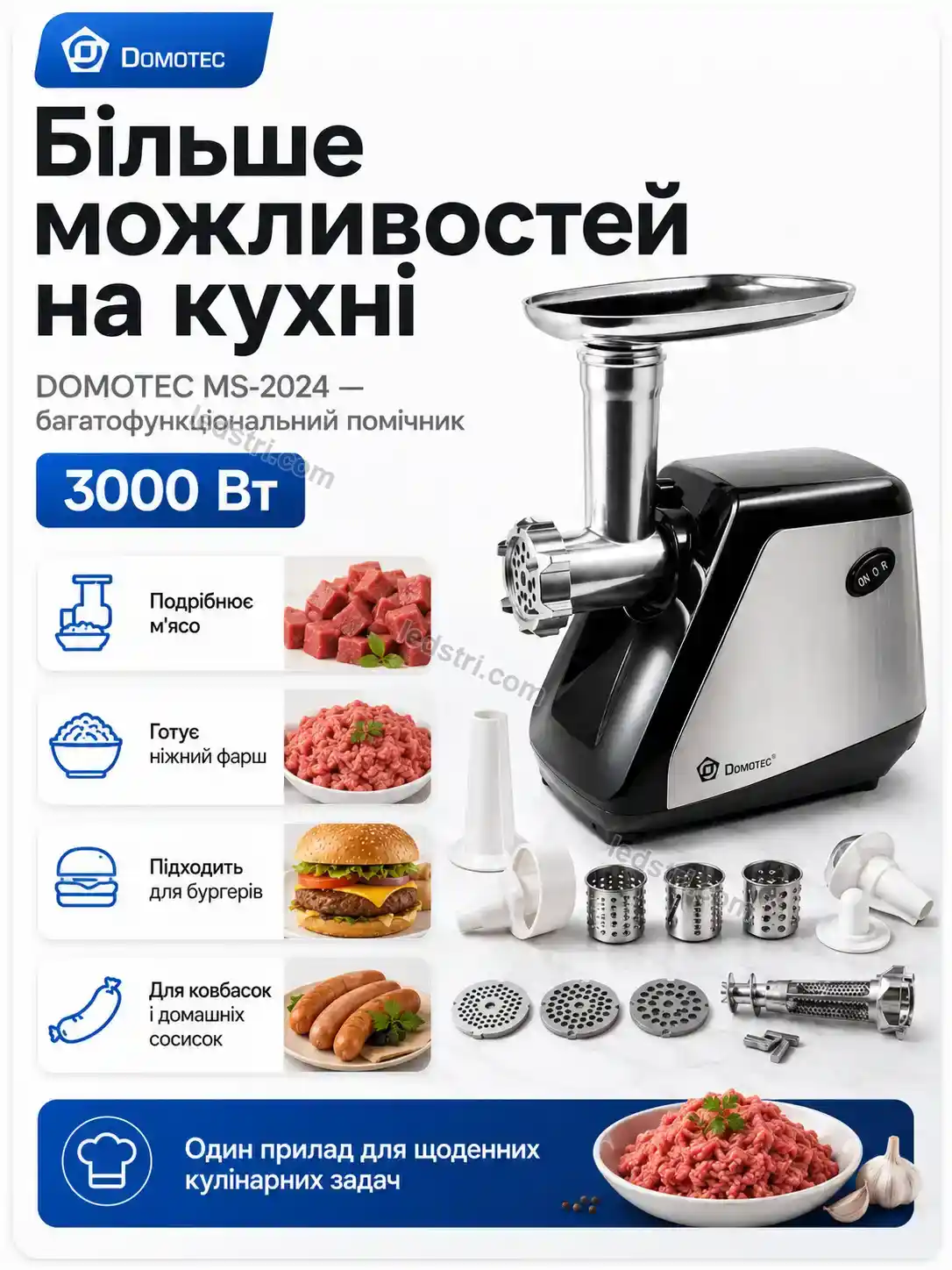 ✨ Мясорубка Milo Lite Bright