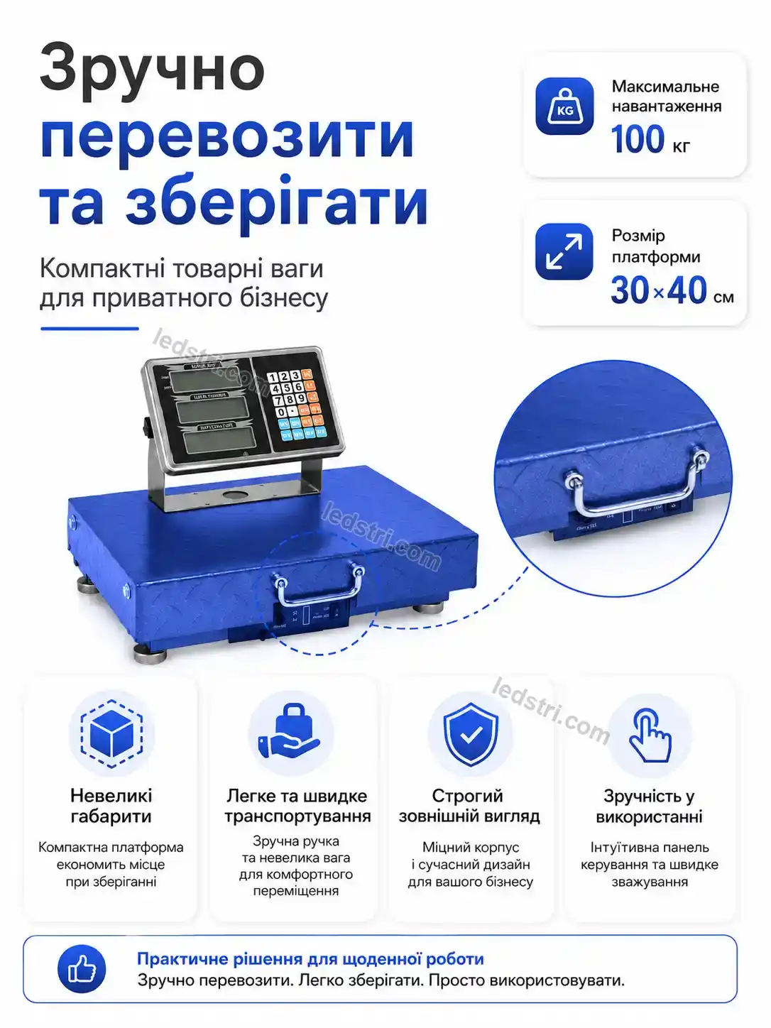 ⚖️ Ваги товарні Pulse Glow Calm - деталі