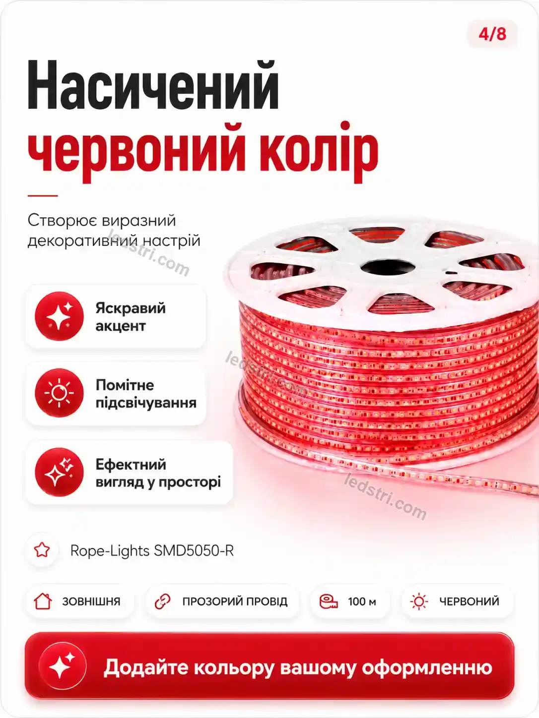✨ Гірлянда стрічка зовнішня Spark Plus Calm - використання